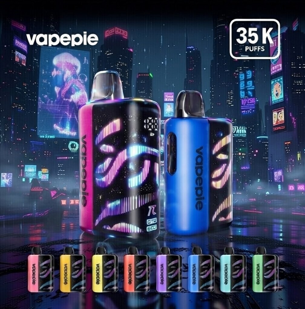 VAPEPIE Galactic Gleam 35000 Puffs Disposable Vape - Stunning Glow Effects,Massive Capacity