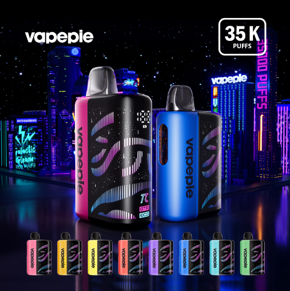 VAPEPIE Galactic Gleam 35000 Puffs Disposable Vape - Stunning Glow Effects,Massive Capacity