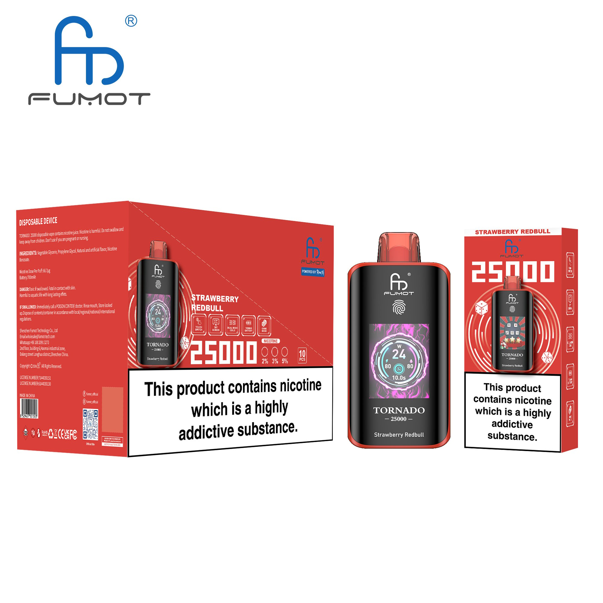 FUMOT TORNADO 25000 PUFFS - GAME MODE