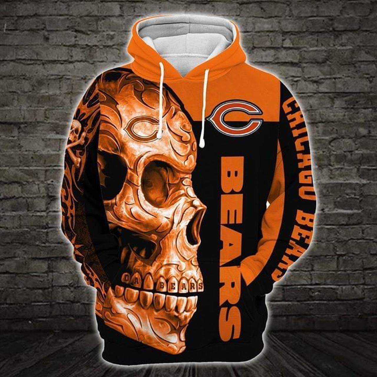 CHICAGO BEARS 3D HOODIE CCBB012