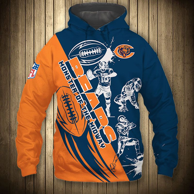 CHICAGO BEARS 3D HOODIE CCBB002