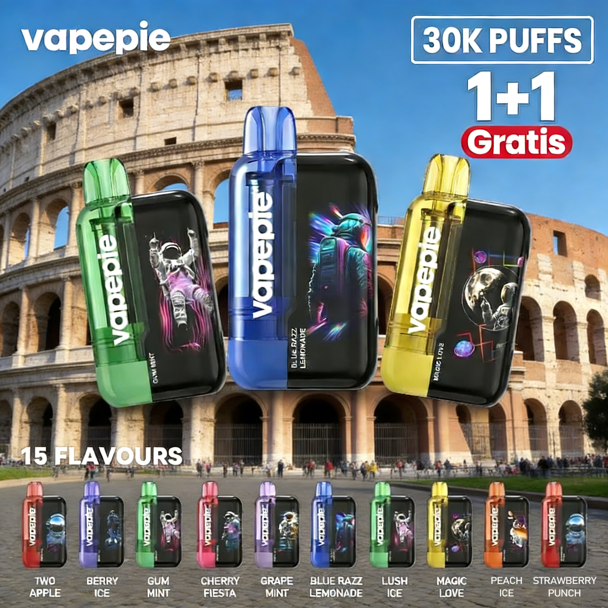 🔥Acquista 1 e ricevi 1 gratis🔥VAPEPIE Ultra Phantom 30000 Puffs (5%)