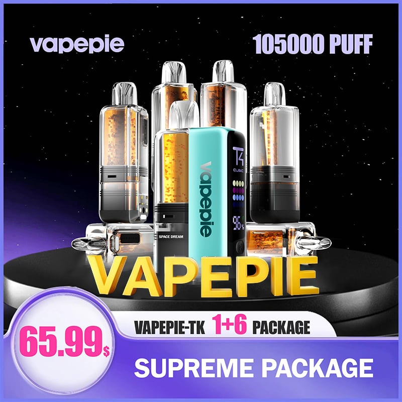 【Italia】Vapepie 105000 Puff - Pacchetto Convenienza 6+1