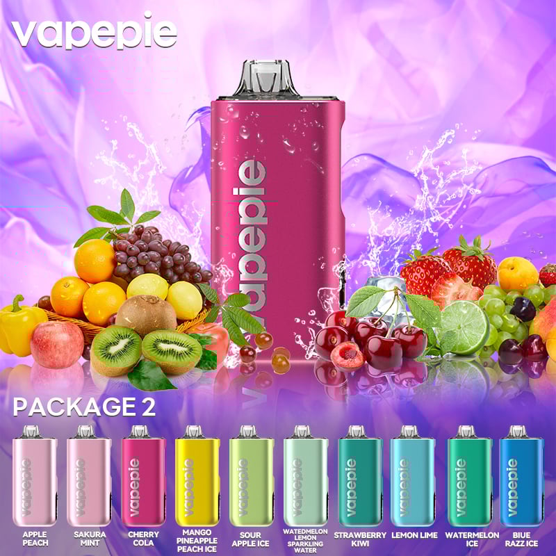 (BUY 5 GET 5 FREE)💥Vapepie Max 40000 Puff Vape