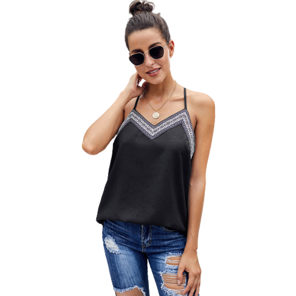 Castillotigo™ Camisola bordada con cuello en V