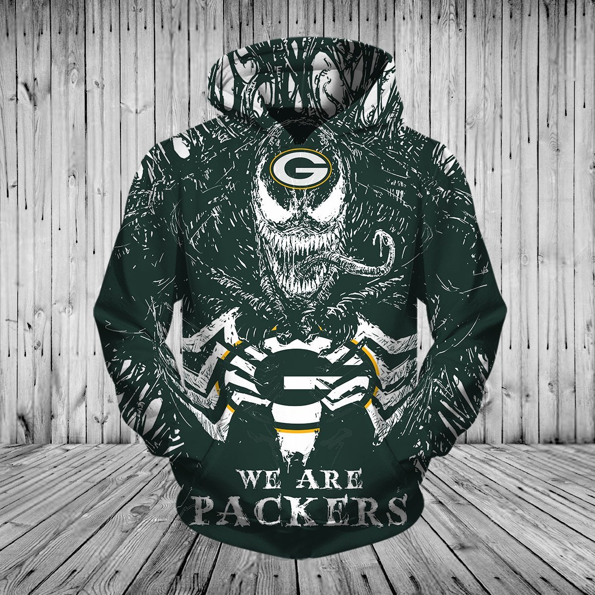 PACKERS 3D HOODIE VN