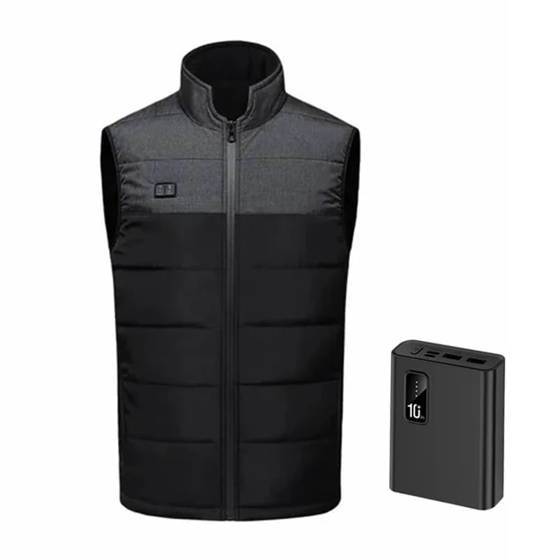 2022 Updated Version Two-touch LED Controller Heated Vest For Men & Women With Battery Pack