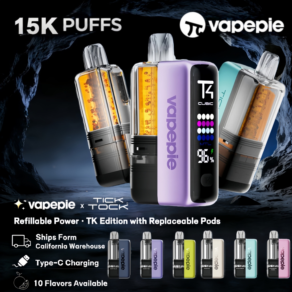 【USA】Vapepie Ultra X 15000 Puff Disposable Vape x TK Edition