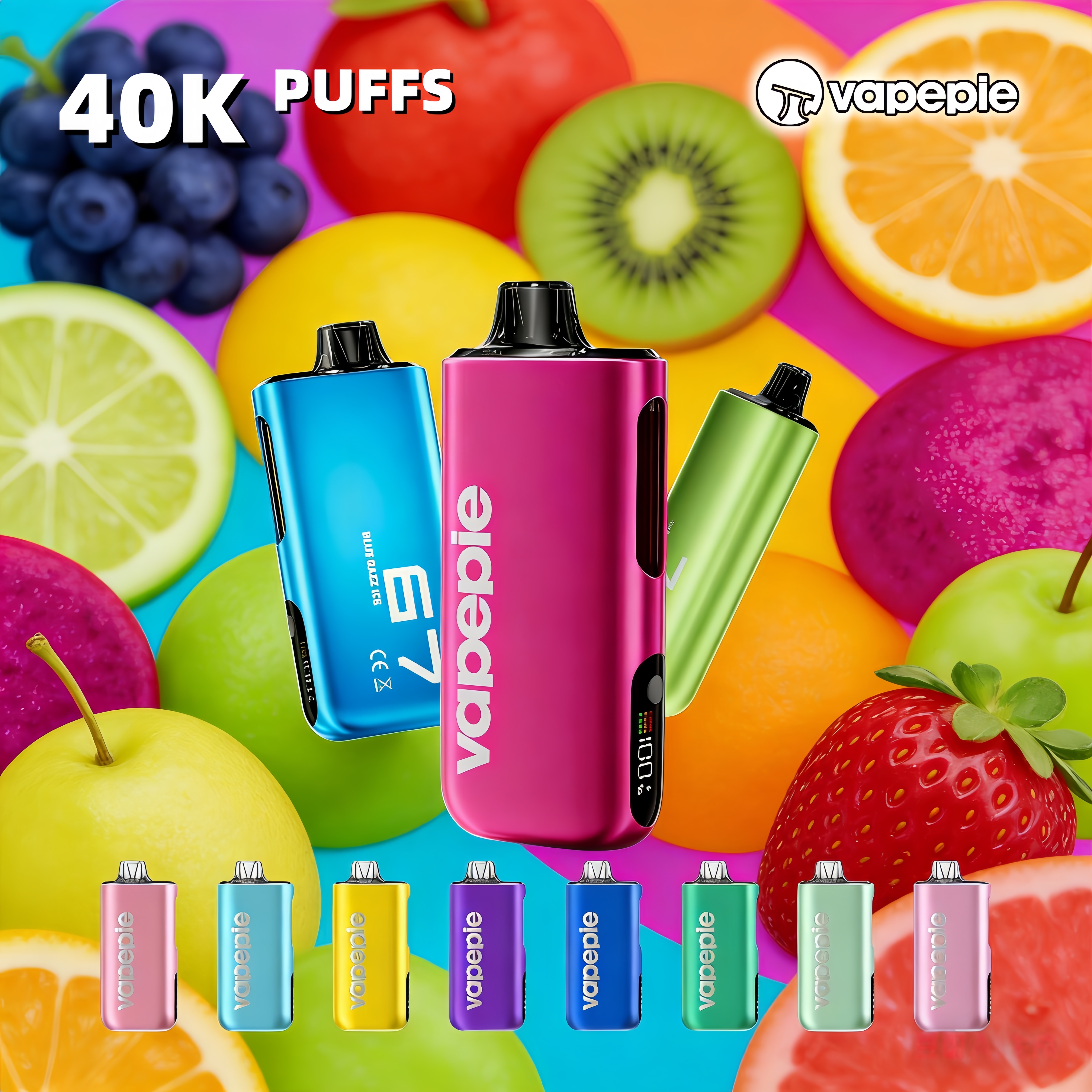 【120000 Puff】Vapepie Max 40000 Puff Vape - 3 PCS Value Package