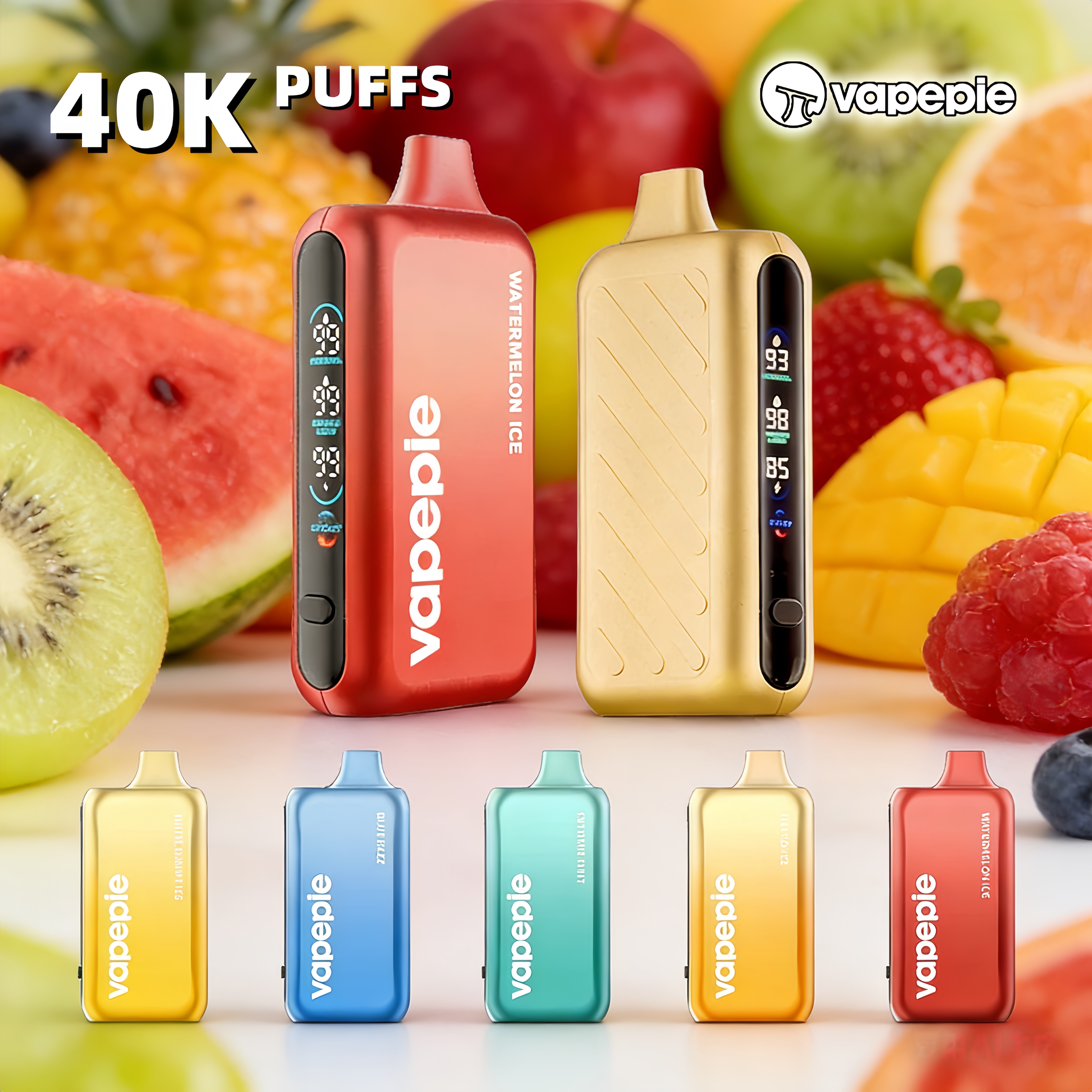 【80000 Puff】Vapepie Ghostair 40000 Puff Vape + Vapepie Max 40000 Puff Vape