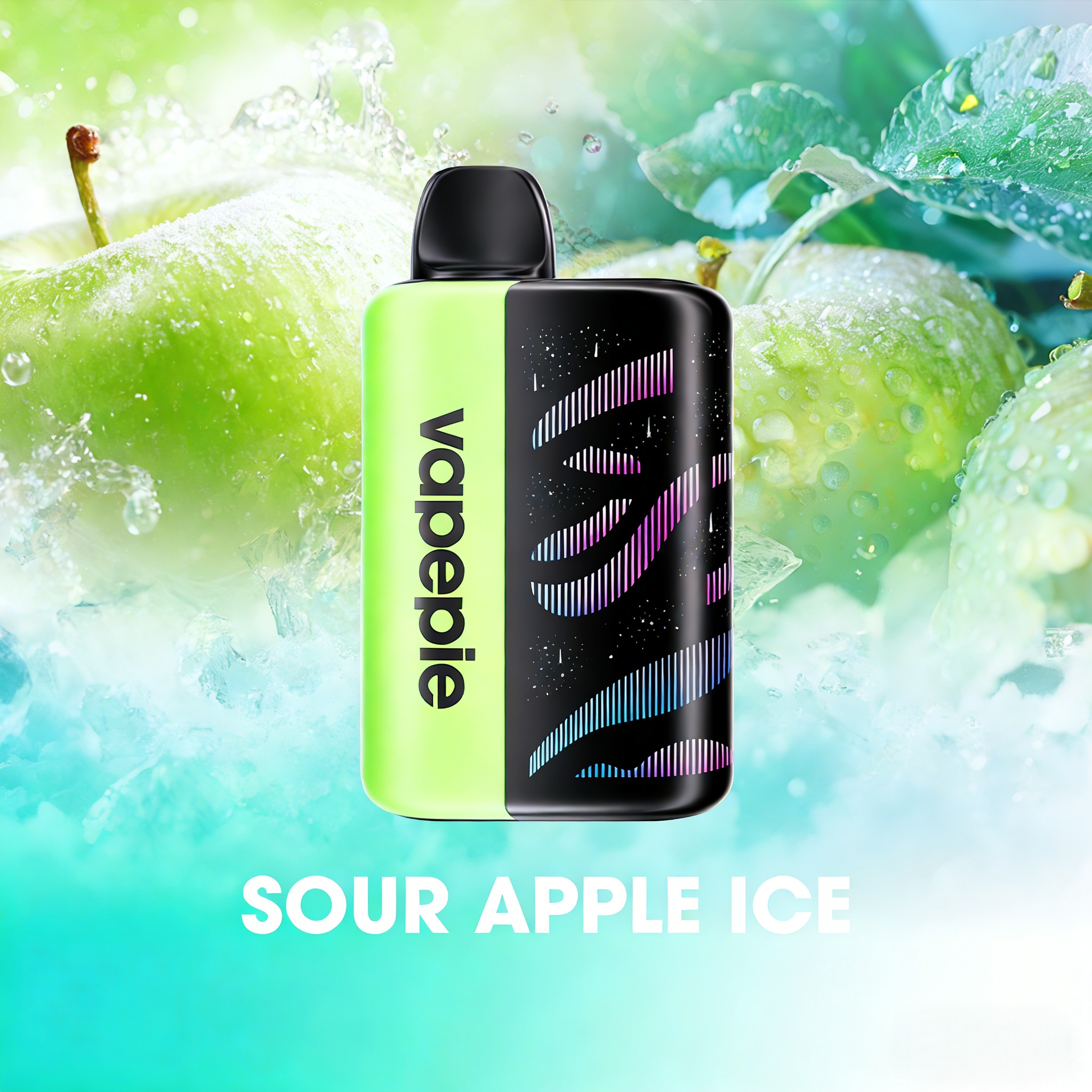 Sour Apple Ice Flavor Vape | Vapepie 35000 Puffs Galactic Gleam