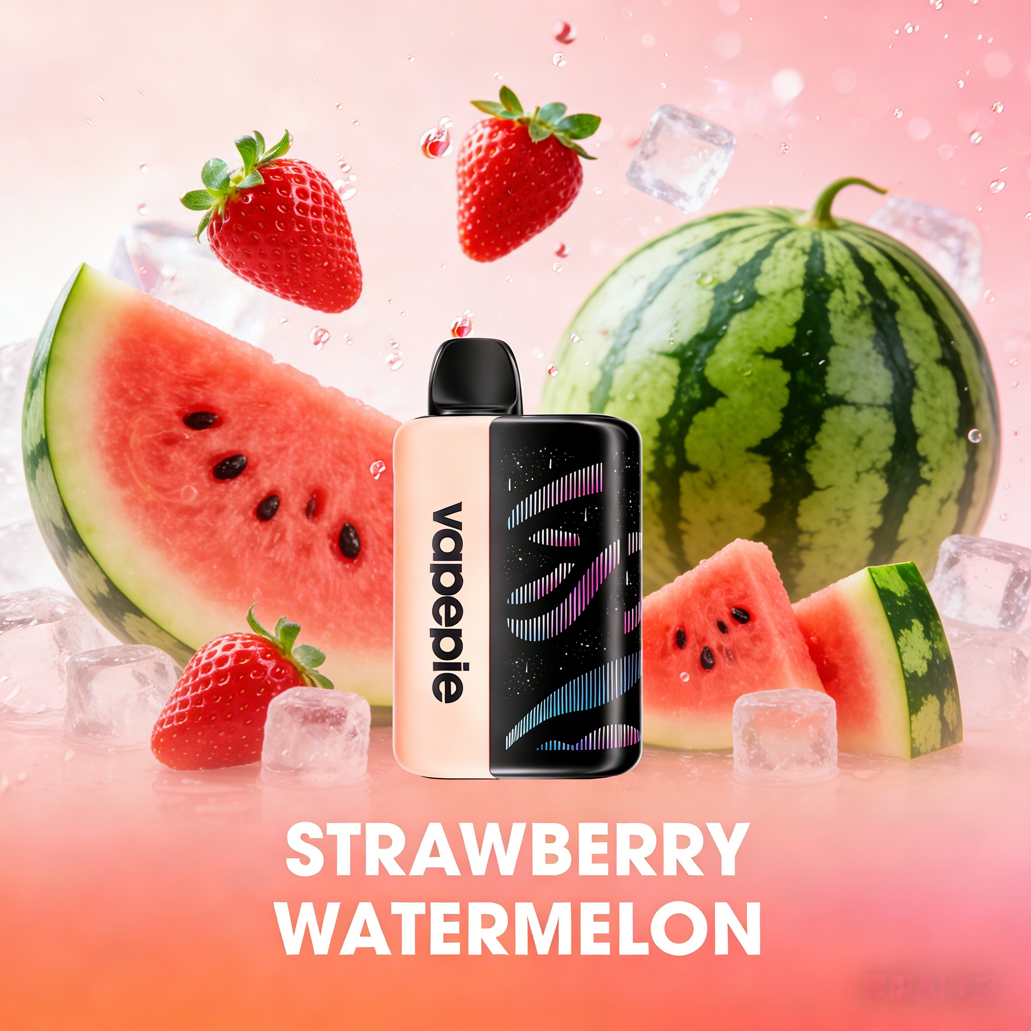 Strawberry Watermelon Flavor Vape | Vapepie 35000 Puffs Galactic Gleam