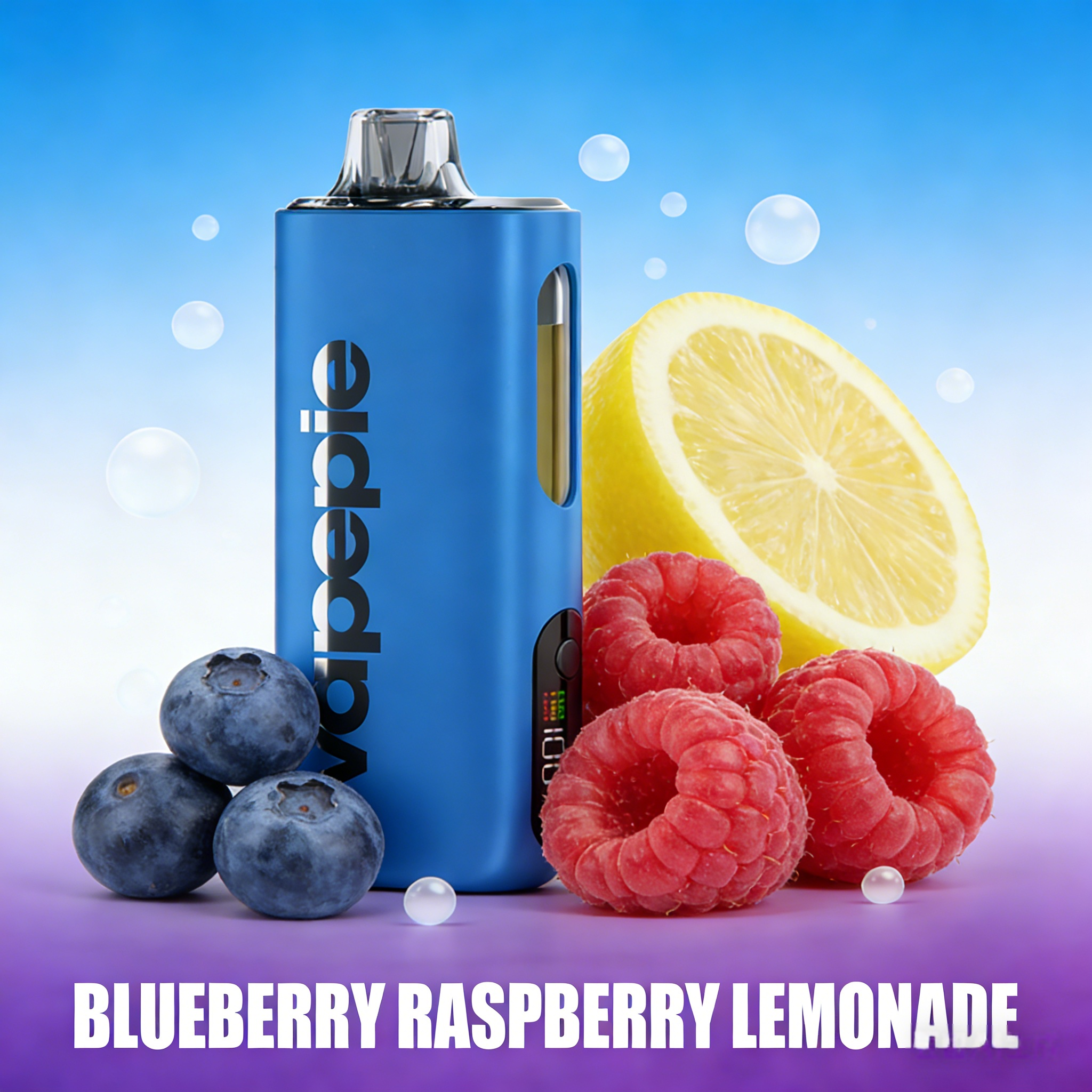 Blueberry Raspberry Lemonade Flavor Vape | Vapeie Max 40000 PUFFS High-Capacity Blue