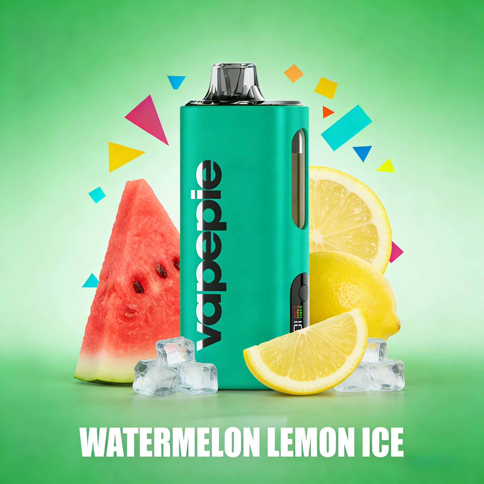 Watermelonlemon Flavor Vape | Vapepie Max 40000 Puffs High-Capacity Green