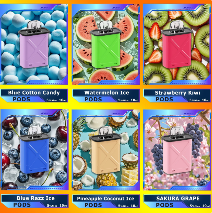 【40000 Puff】Buy 4 Get 1 Free VapePie FlexSwitch 10000 Puff Vape 5 IN 1 Value Set