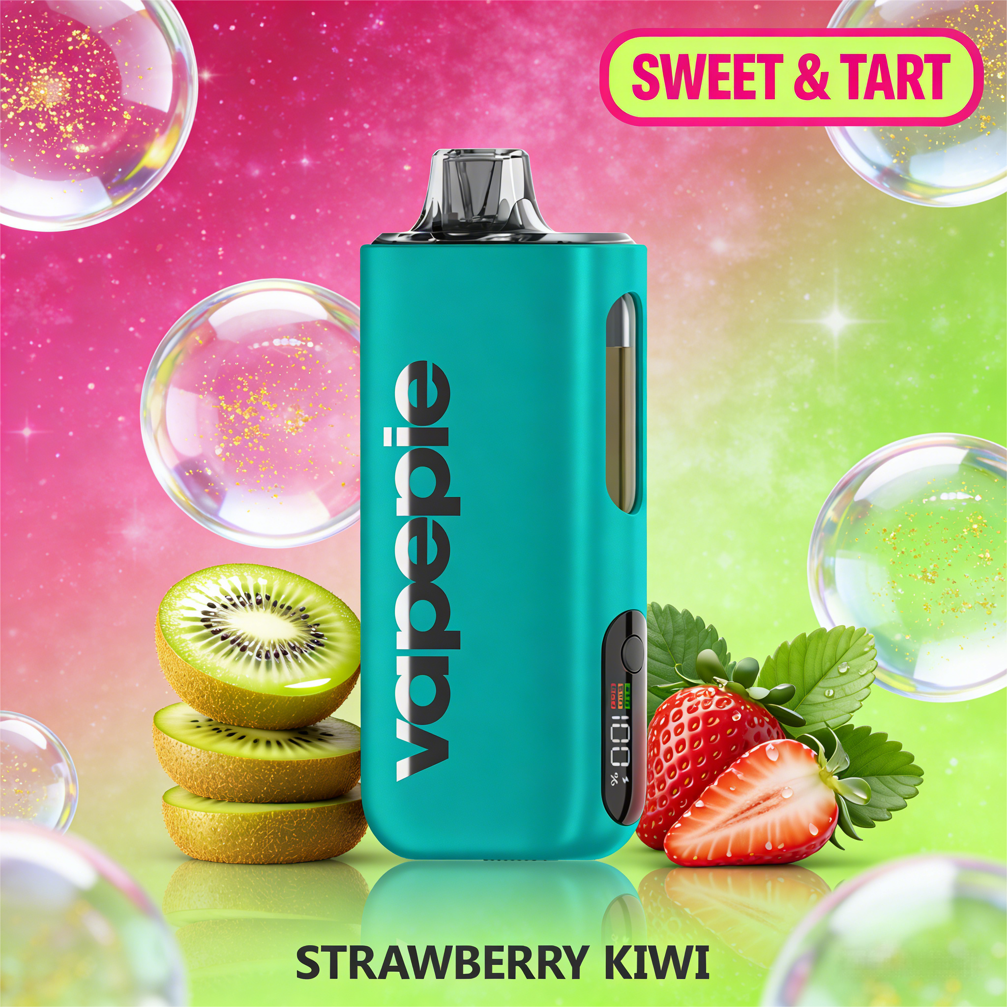 Strawberry Kiwi Flavor Vape | Vapepie Max 40000 Puffs High-Capacity