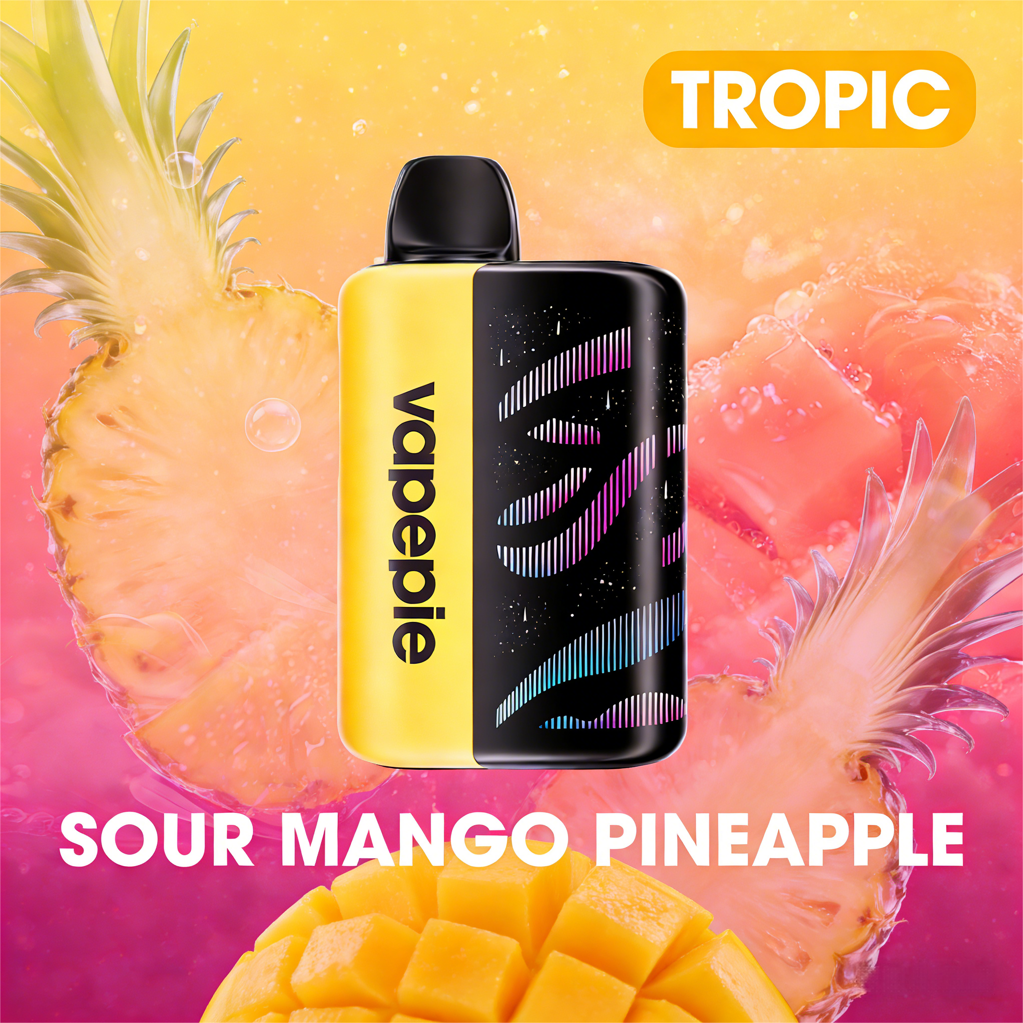 Sour Mango Pineapple Flavor Vape | Vapepie 35000 Puffs Galactic Gleam
