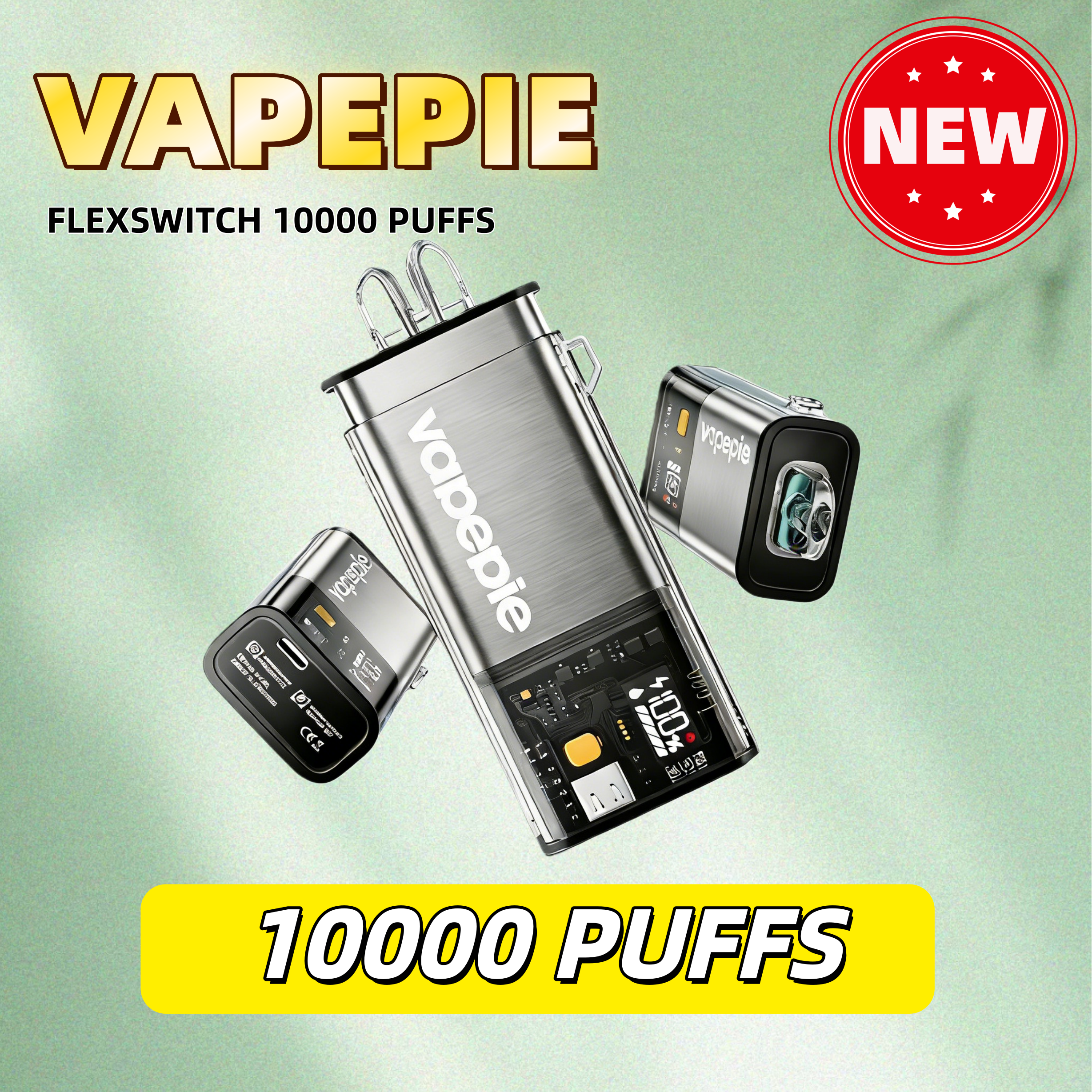 【USA】Vapepie FlexSwitch 10000 Puff Vape | U.S. Warehouse Fast Delivery