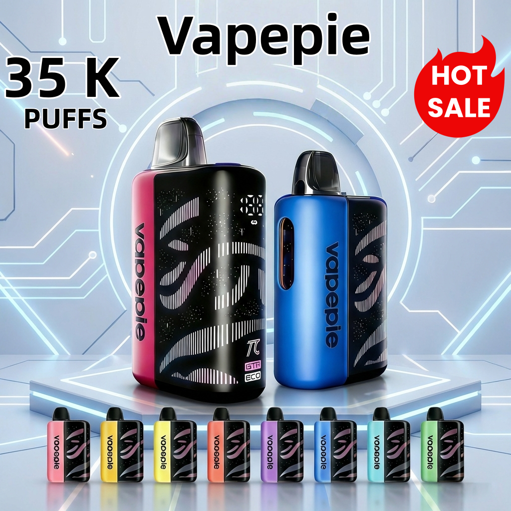 【USA】VapePie Galactic Gleam 35000 Puff Disposable Vape - Smart LED Display | U.S. Warehouse Fast Delivery