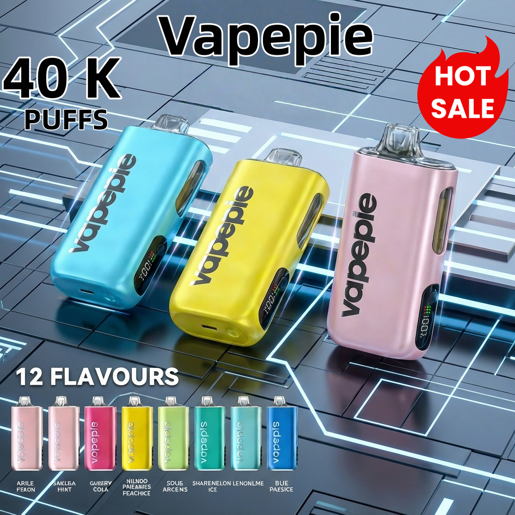 VAPEPIE Max 40000 PUFFS High-Capacity Vape 15 Awesome Flavors