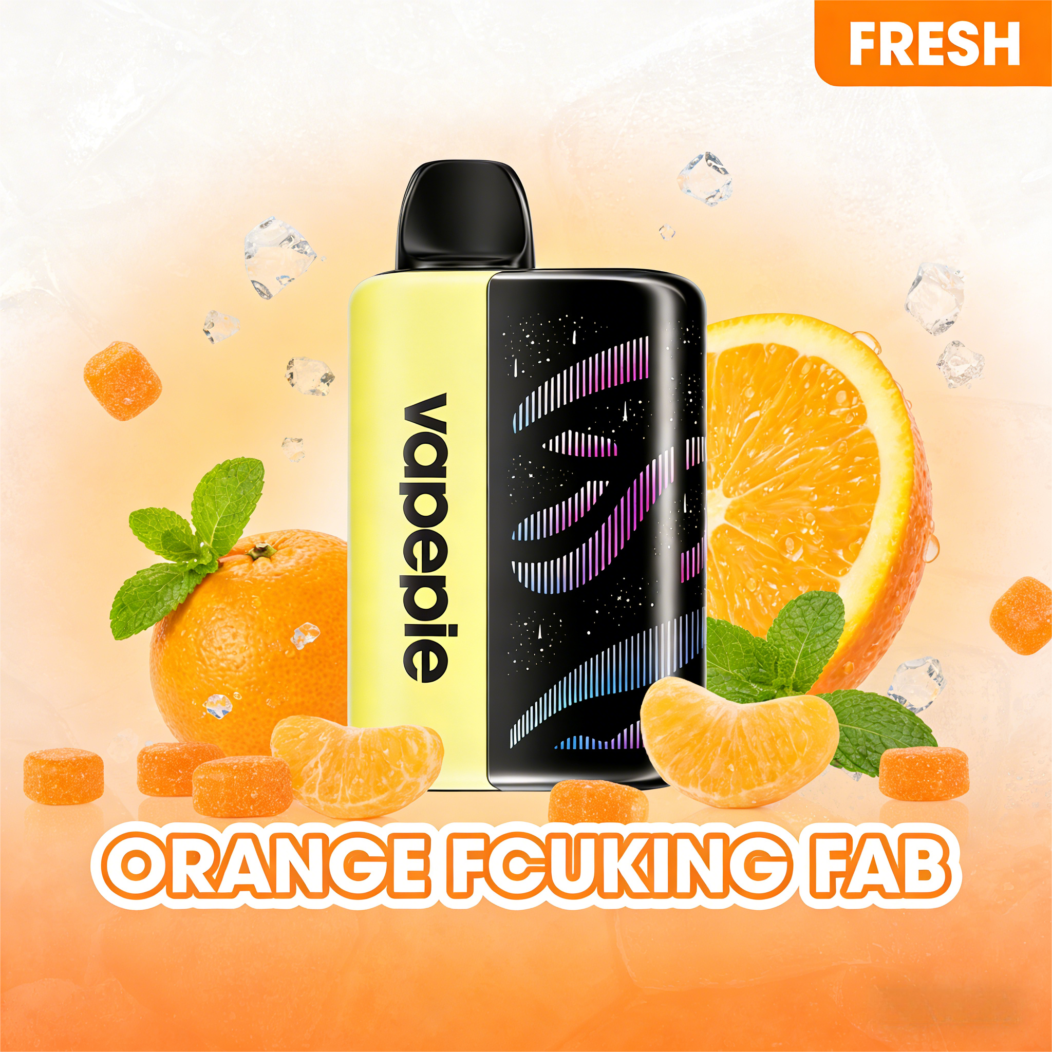 Orange Fcuking Fab Vape | Vapepie 35000 Puffs Galactic Gleam