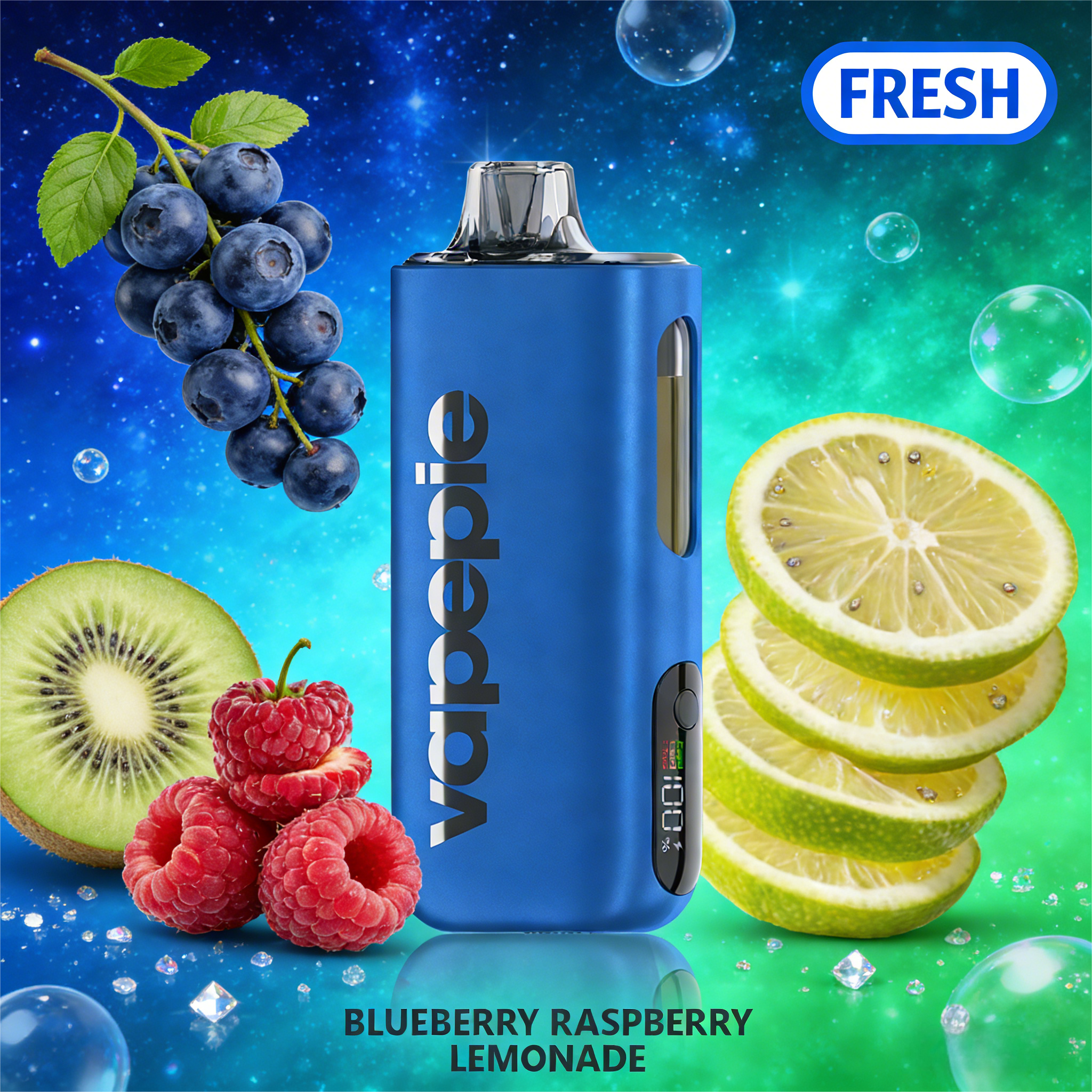 Berry Lemonade Fusion Vape | VAPEPIE Max 40000 PUFFS High-Capacity Blue