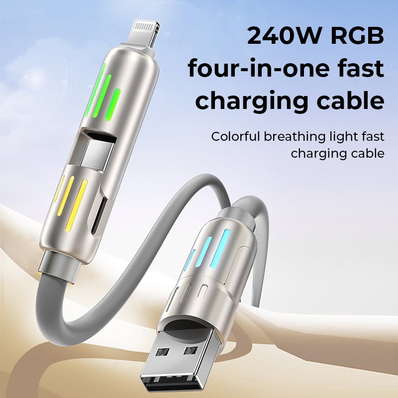 New 240W 4-in-1 USB C Cable