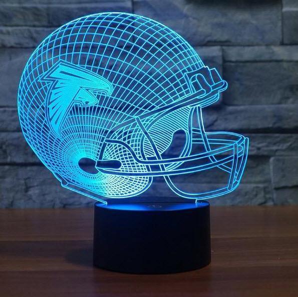 ATLANTA FALCONS 3D LAMP PERSONALIZED