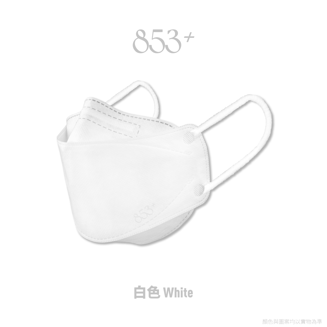 853+ Vplus 3DMask KF94+KN95 超立體型口罩獨立包裝（白色）30片