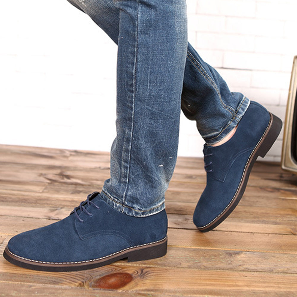 Castillotigo™ Zapatos Oxford de gamuza cómodos de moda de otoño