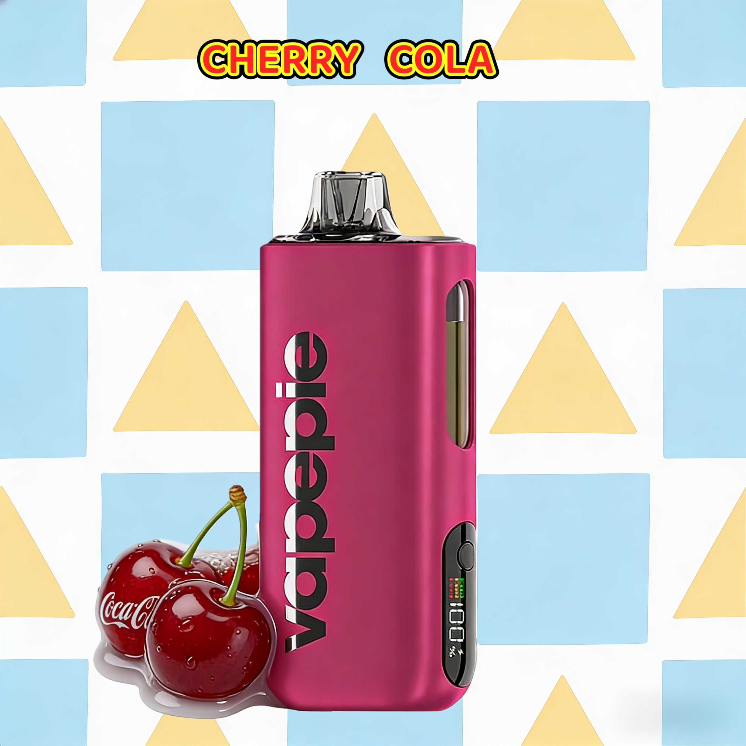Cherry Cola Flavor Vape | Vapepie Max 40000 Puffs High-Capacity Red