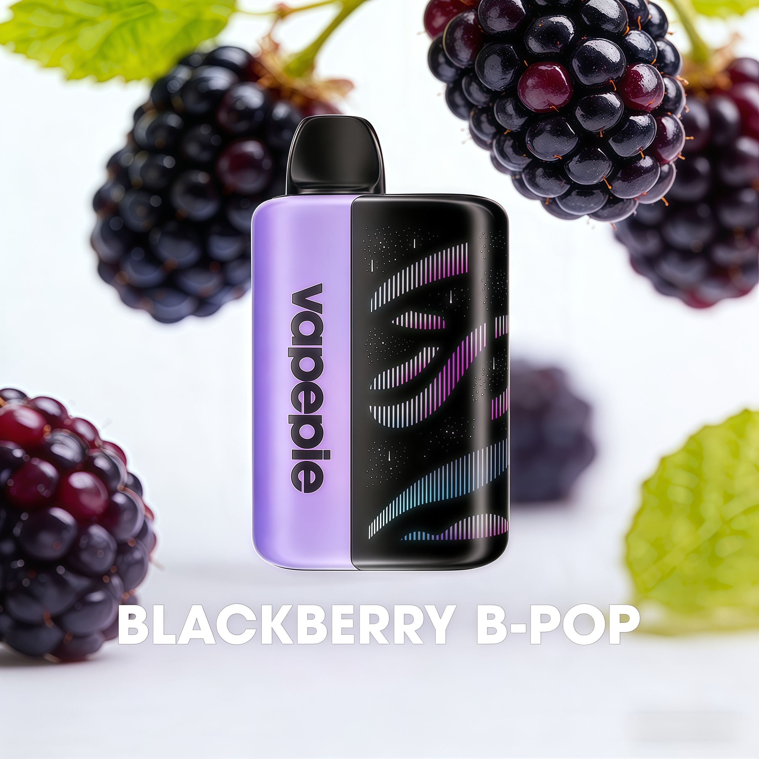 Blackberry B-Pop Flavor Vape | Vapepie 35000 Puffs Galactic Gleam