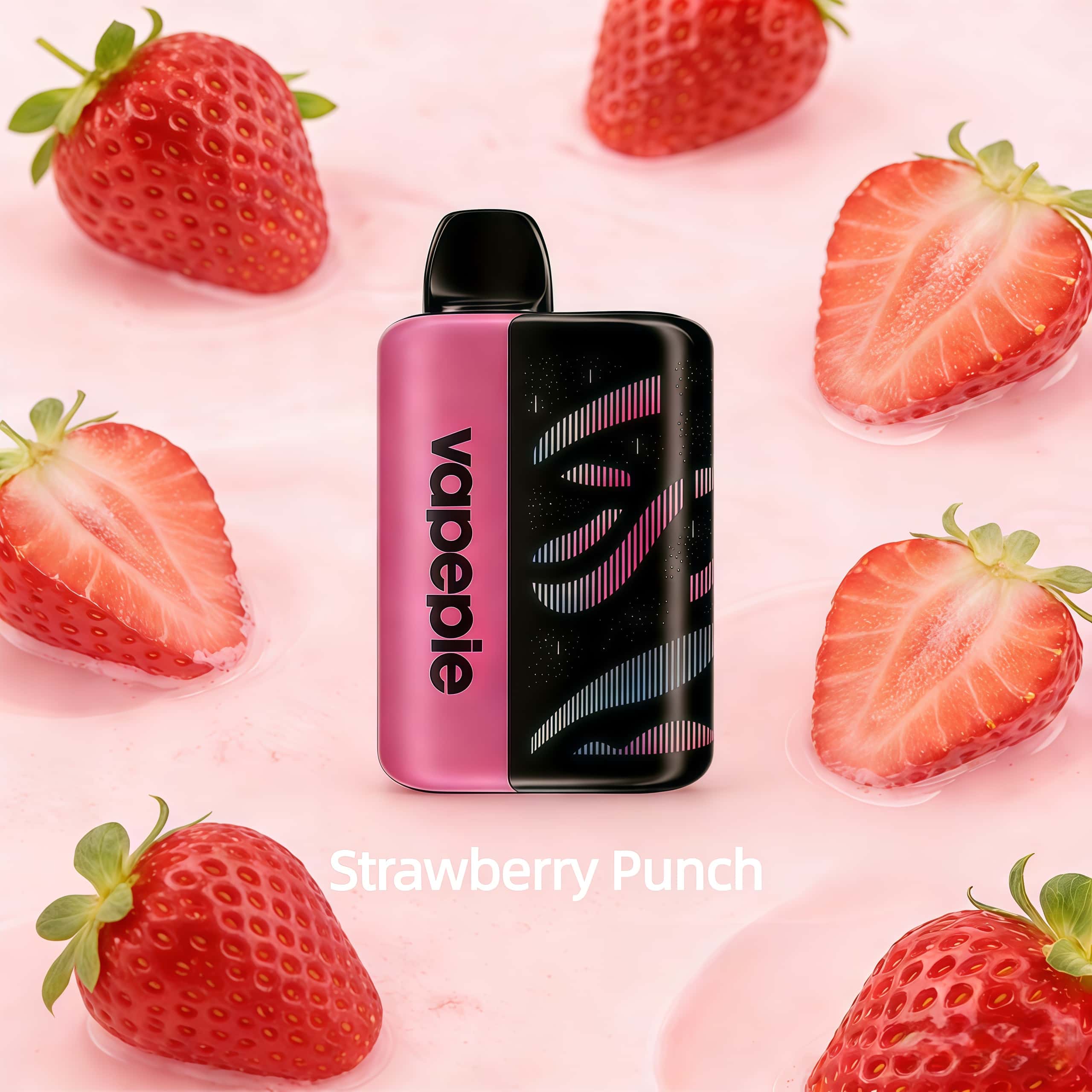 Strawberry B-Pop Vape | Vapepie 35000 Puffs Galactic Gleam