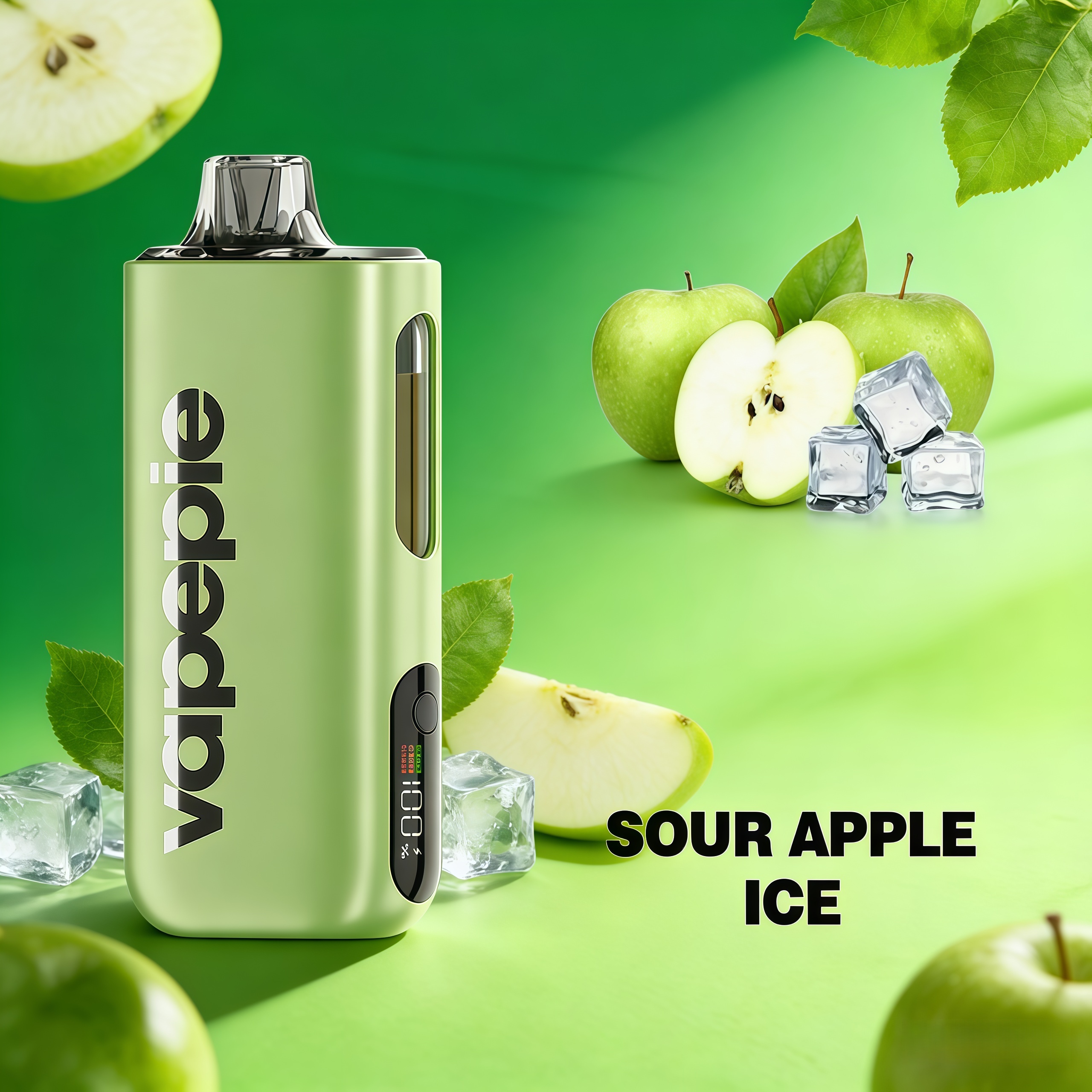 Sour Apple Ice Flavor Vape | Vapepie Max 40000 Puffs High-Capacity