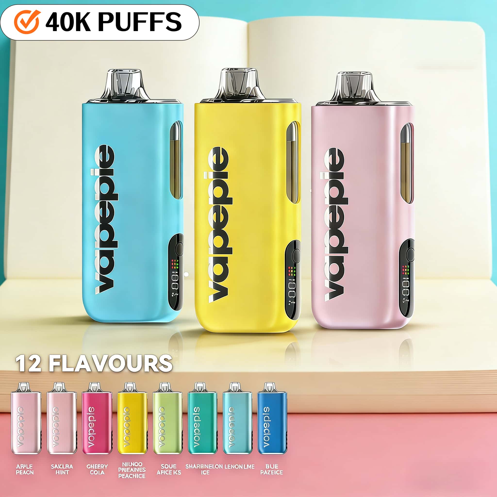 Vapepie Max 40000 Puff Disposable Vape | U.S. Warehouse Fast Delivery