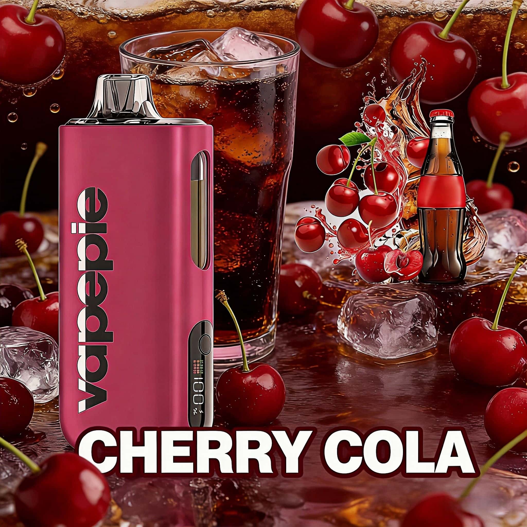 Cherry Cola Flavor Vape | Vapepie Max 40000 Puffs High-Capacity Red