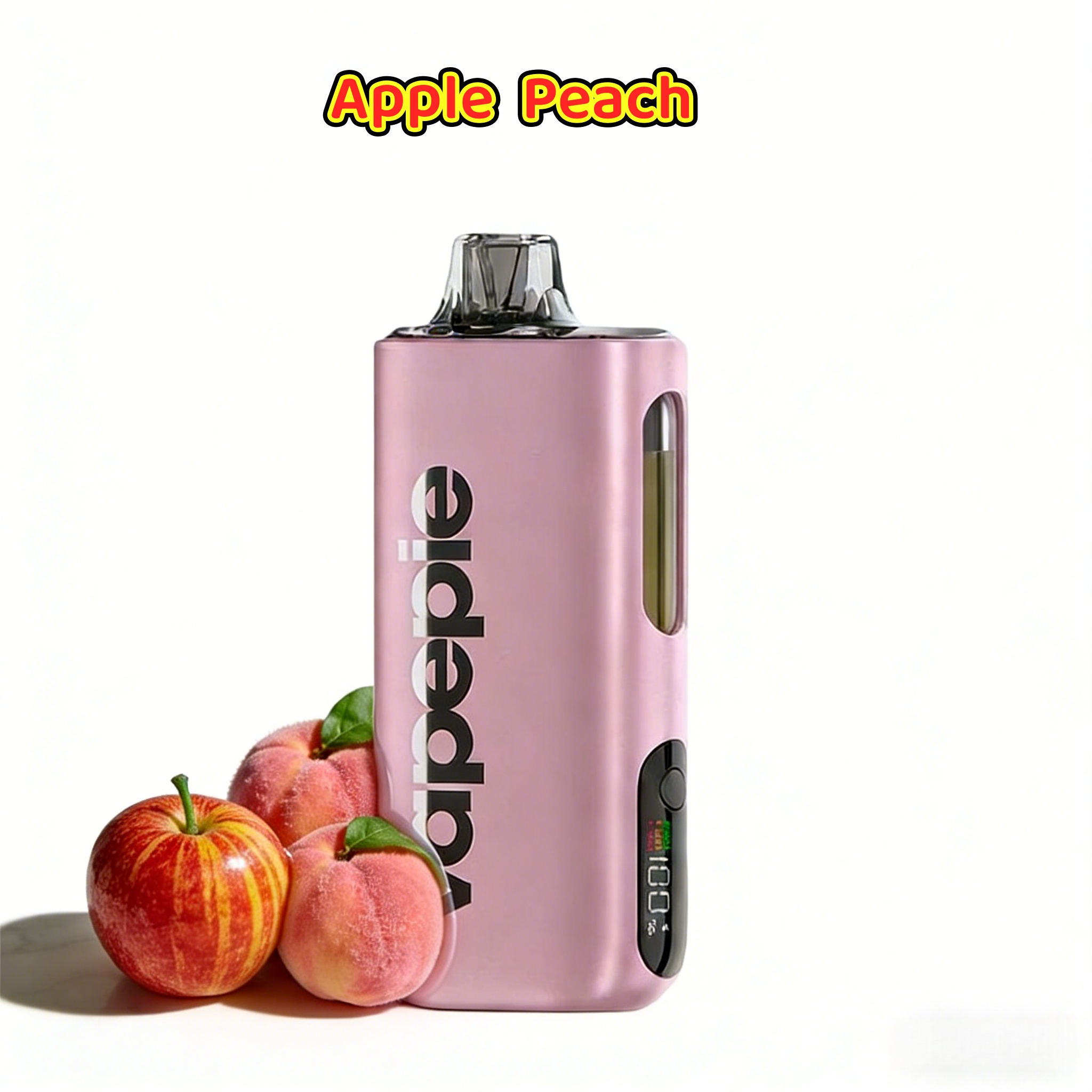 Apple Peach Flavor Vape | Vapepie Max 40000 Puffs High-Capacity Pink
