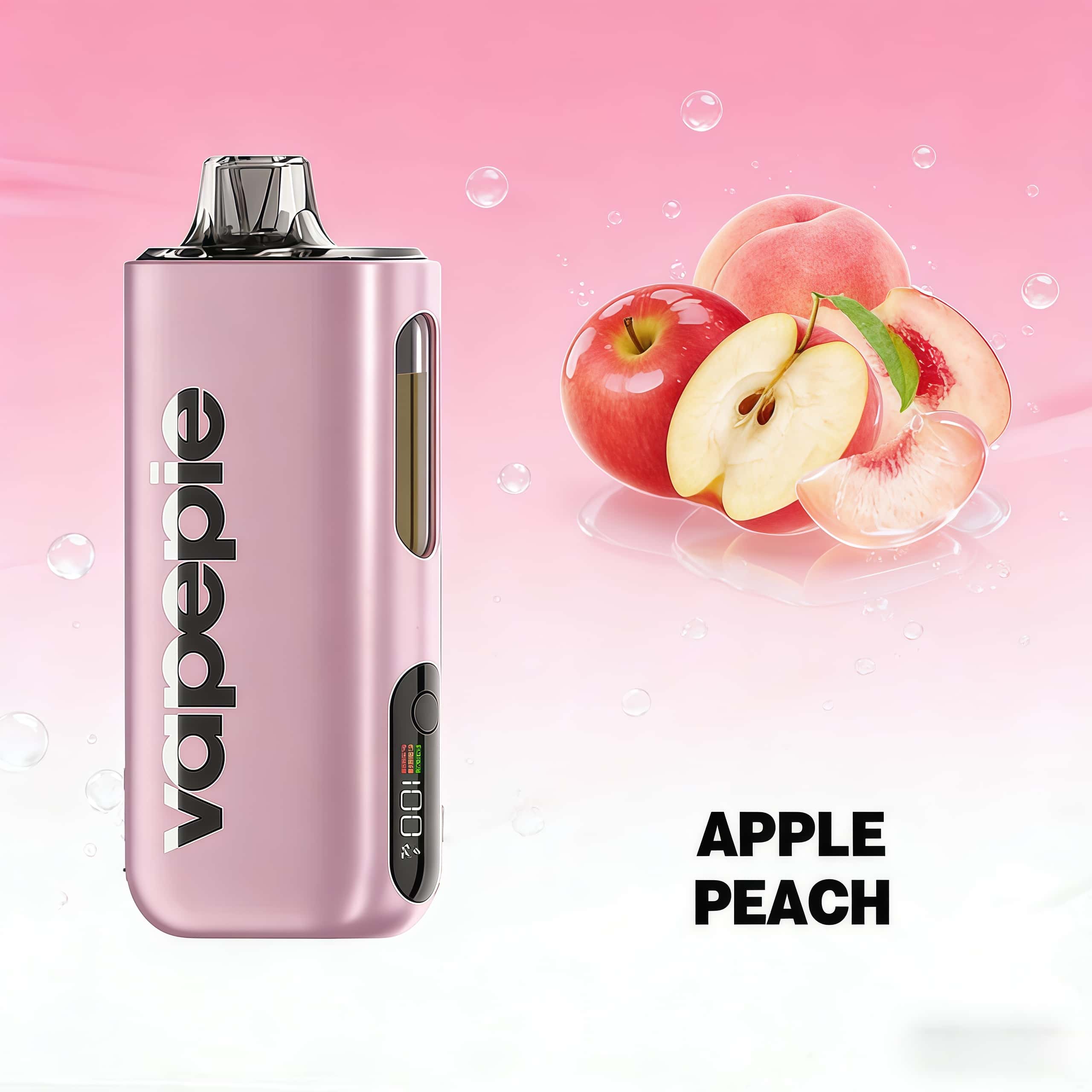 Apple Peach Flavor Vape | Vapepie Max 40000 Puffs High-Capacity Pink