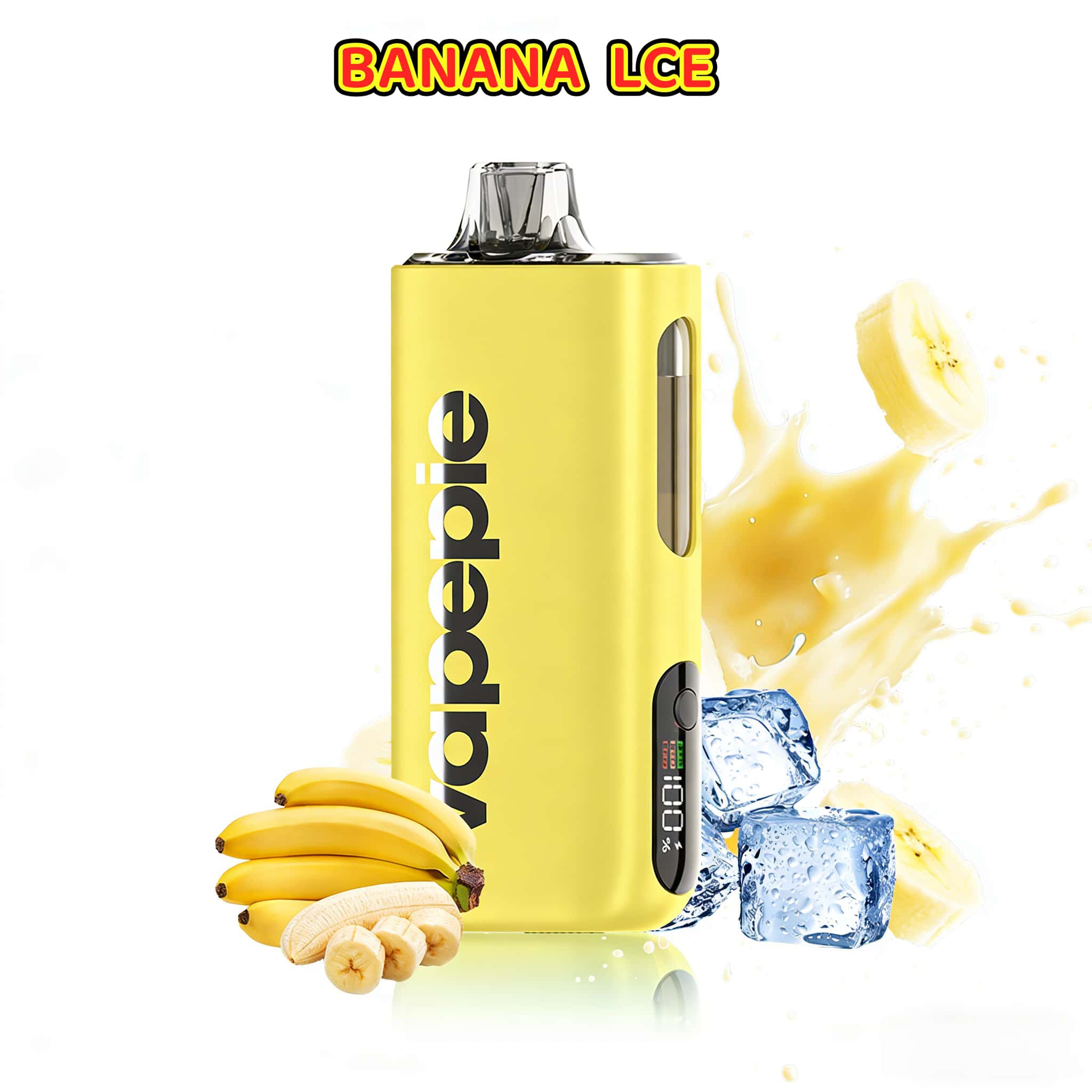 Banana lce  Flavor Vape | Vapepie Max 40000 Puffs High-Capacity Purple