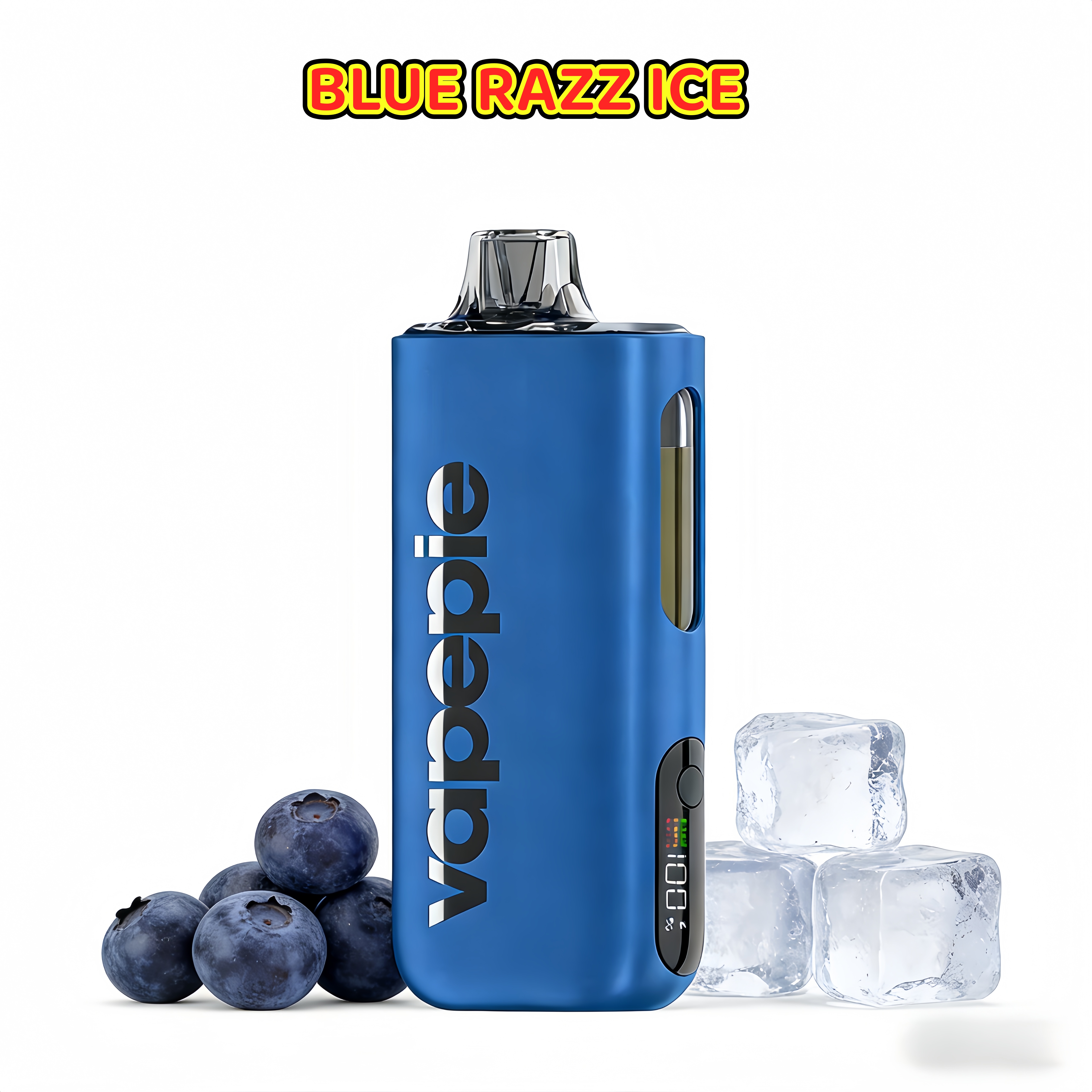 Blue Razz Ice Flavor Vape | Vapepie Max 40000 Puffs  High-Capacity Blue