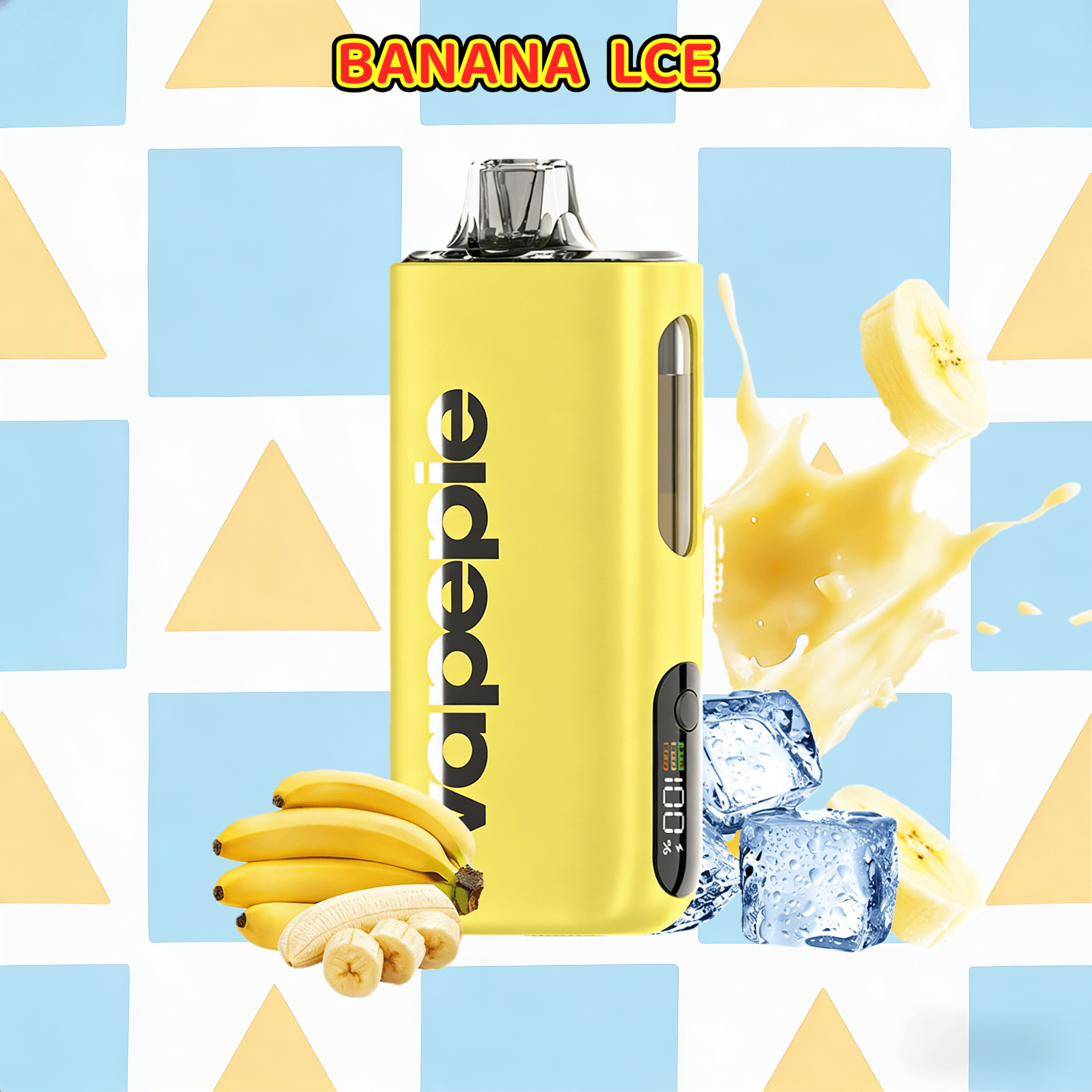 Banana lce  Flavor Vape | Vapepie Max 40000 Puffs High-Capacity Purple