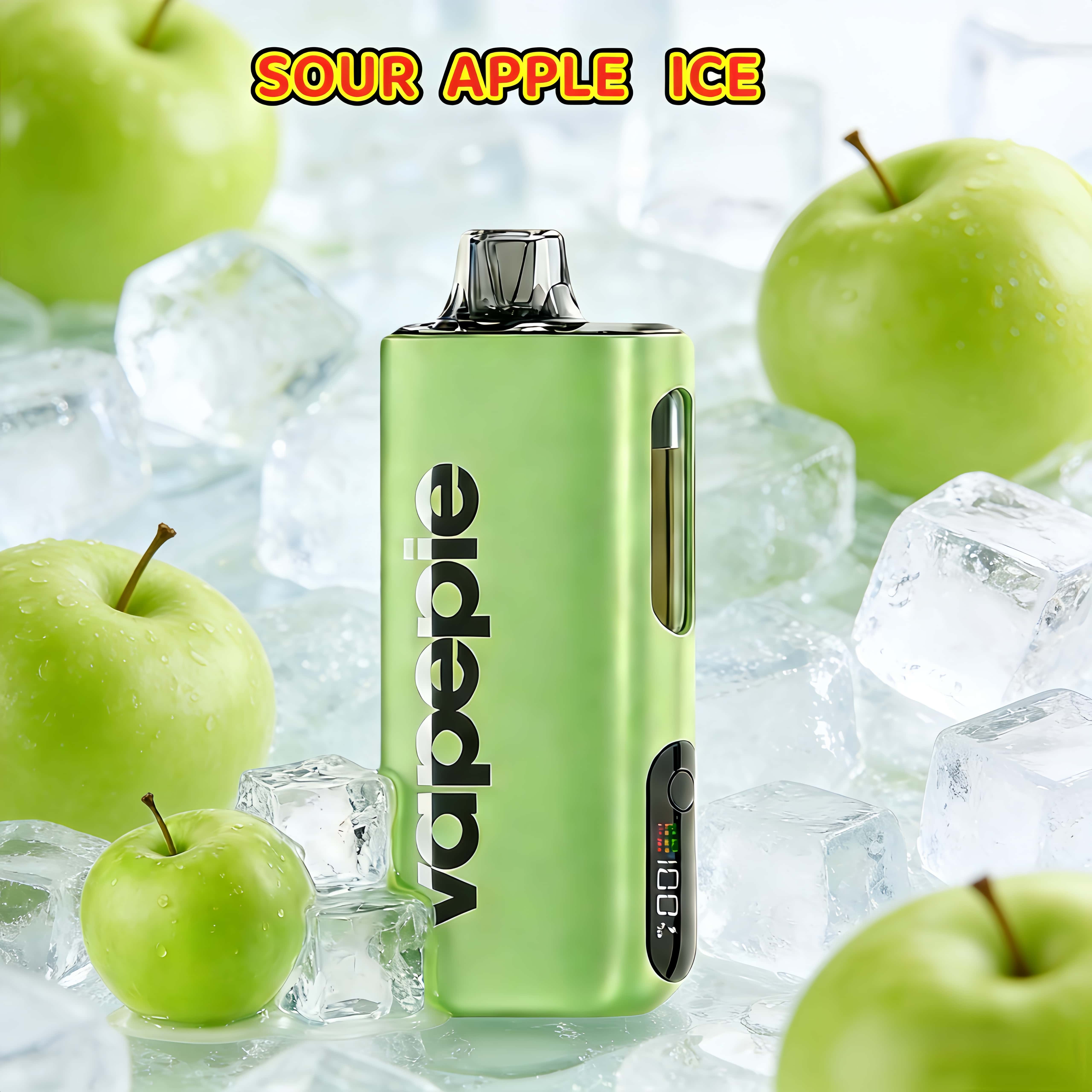 Sour Apple Ice Flavor Vape | Vapepie Max 40000 Puffs High-Capacity