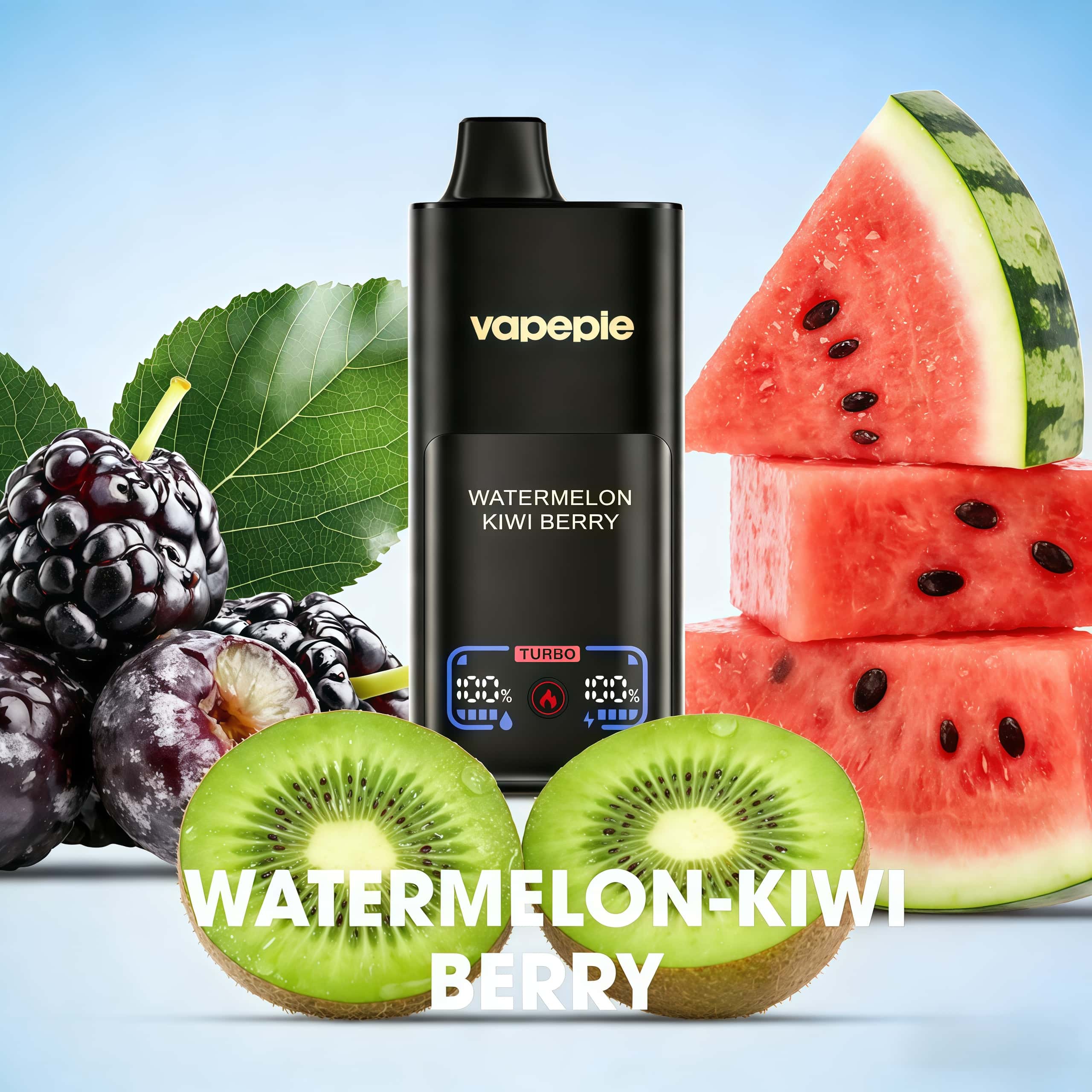 VAPEPIE Watermelon Kiwi Berry Vape 70000 Puffs