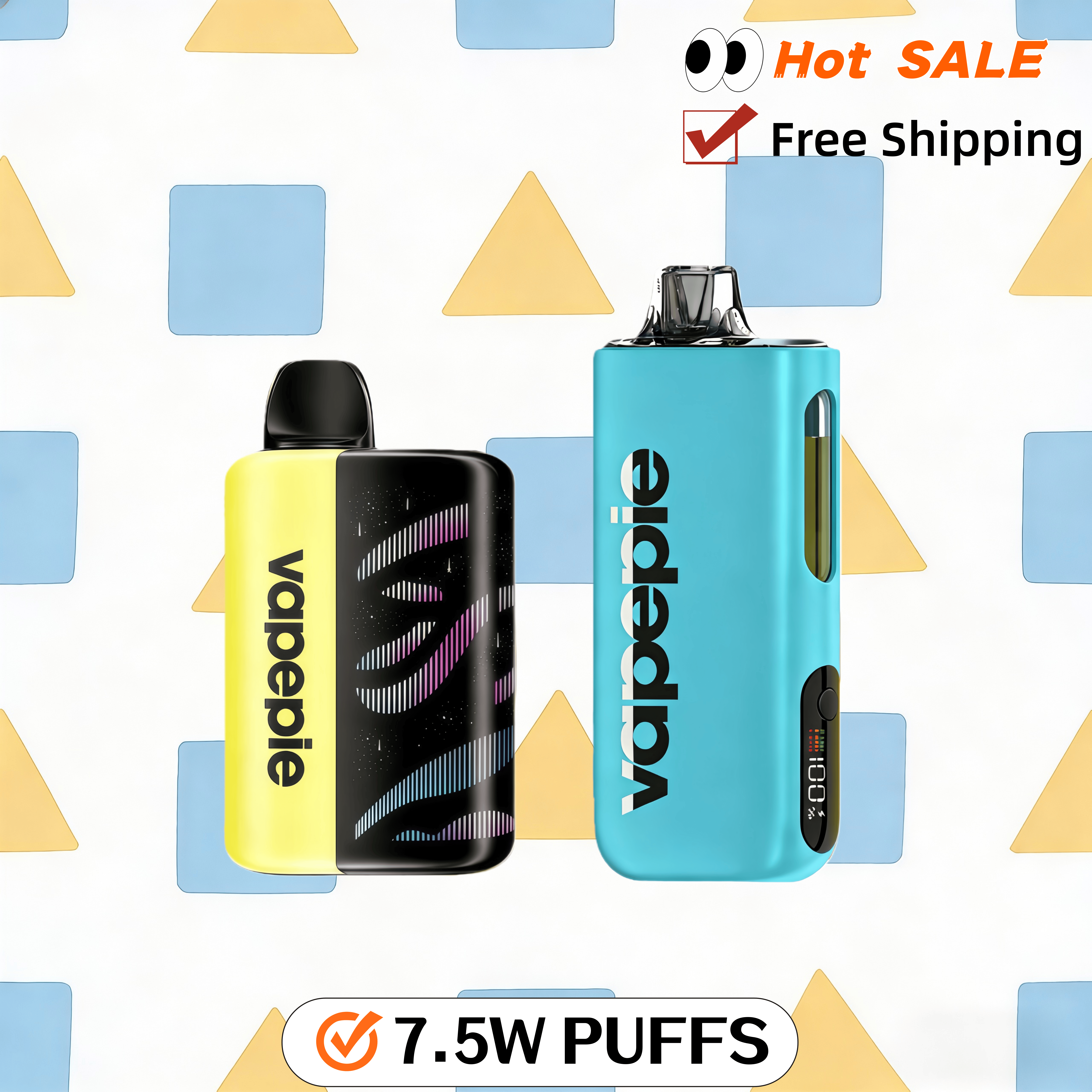 【Affordable 2-pack - 35,000 puffs-40,000 puffs】 VAPEPIE 75000 Puffs Max Cloud Max Run Disposable Vape