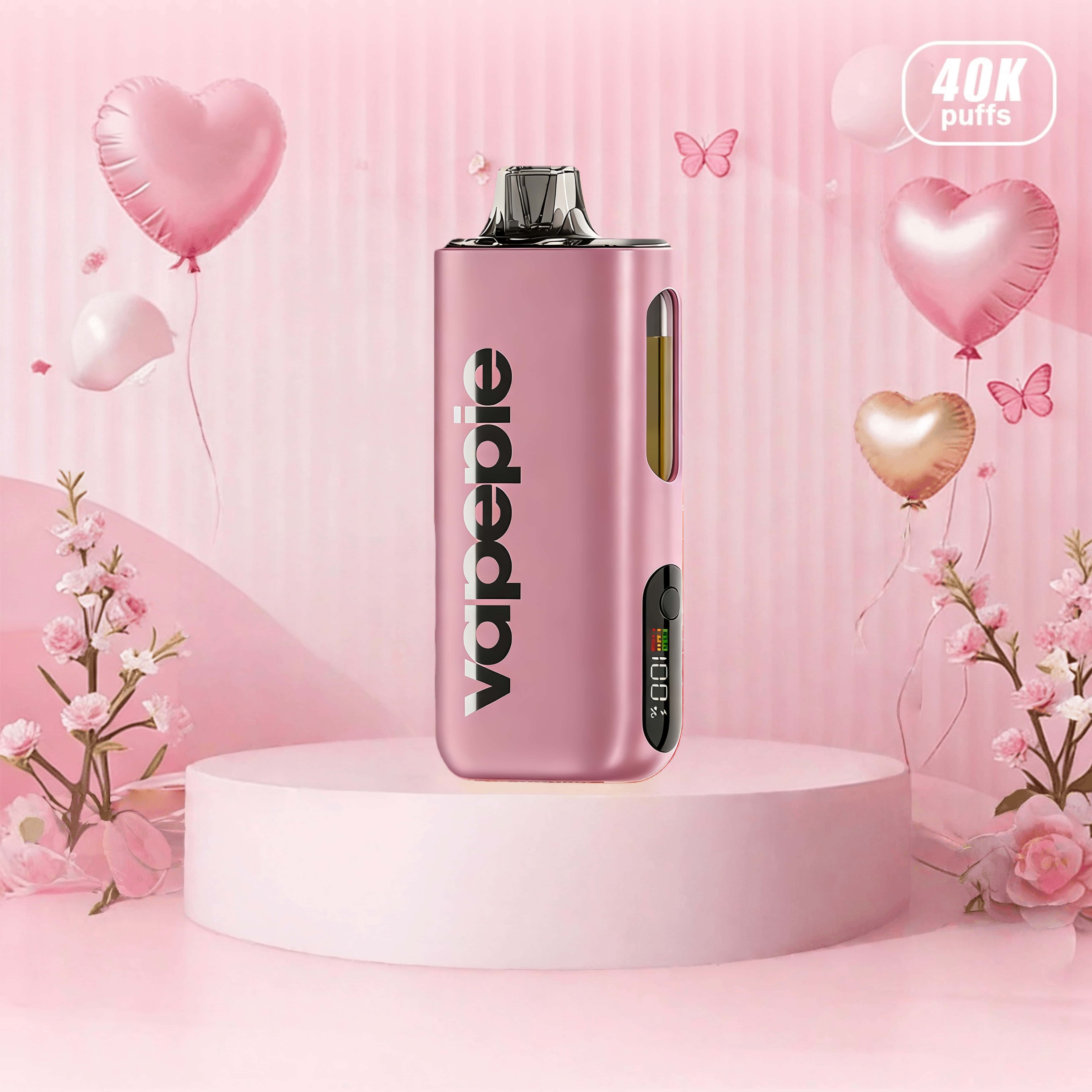 Strawberry Punch Flavor Vape | Vapepie Max 40000 Puffs High-Capacity Purple