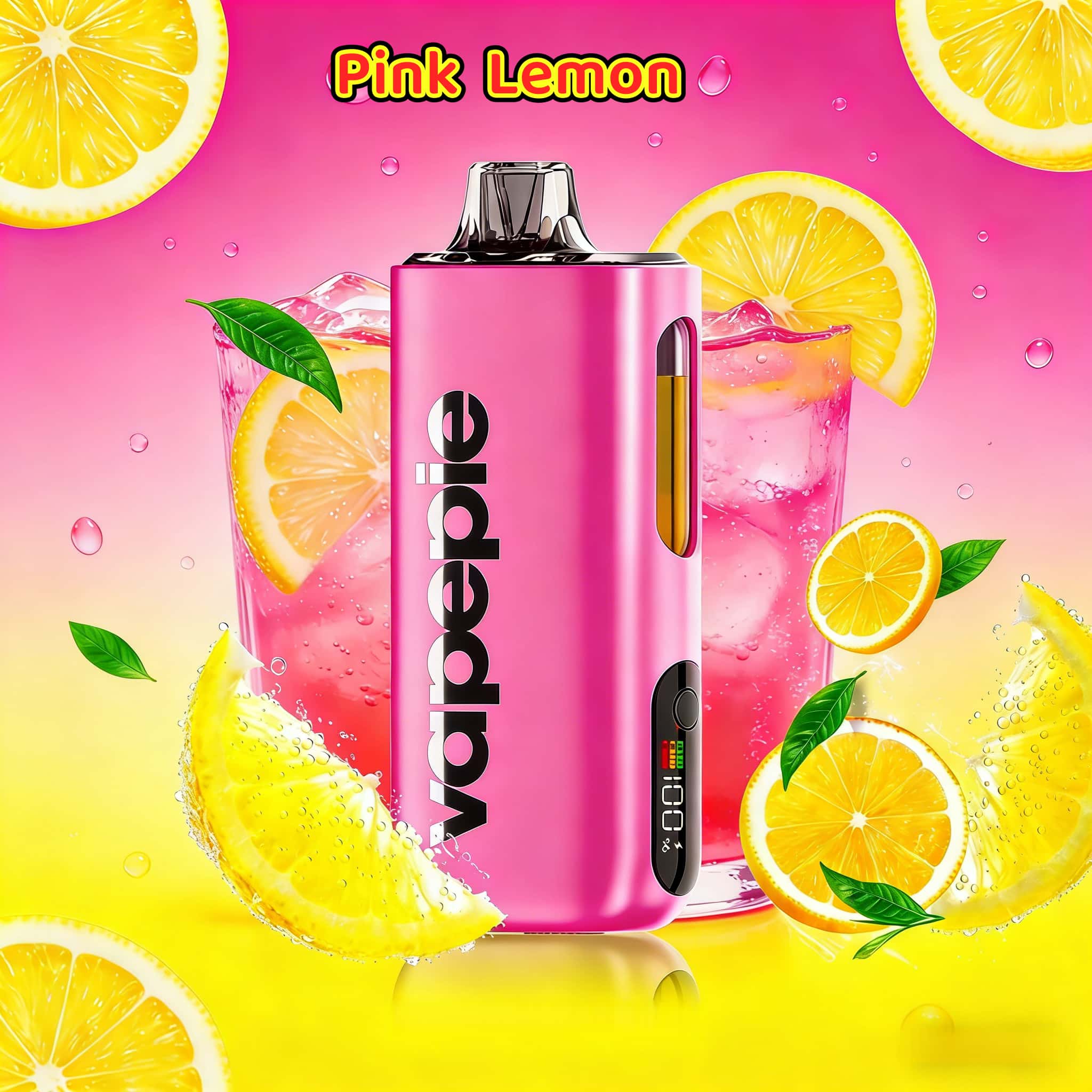 Pink Lemon Flavor  Vape  | Vapepie Max 40000 Puffs High-Capacity Purple