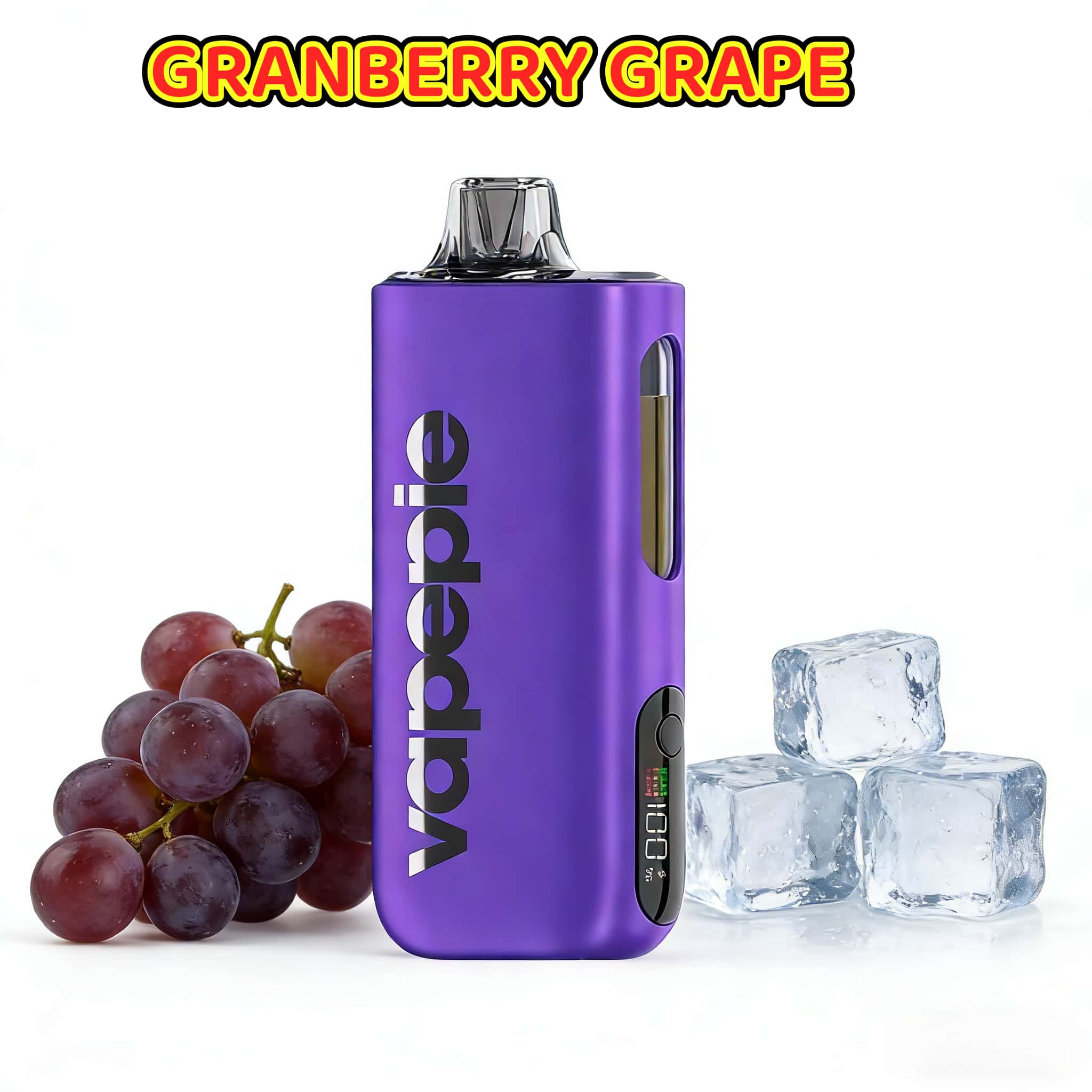 Granberry Grape Flavor Vape | Vapepie Max 40000 Puffs High-Capacity Purple