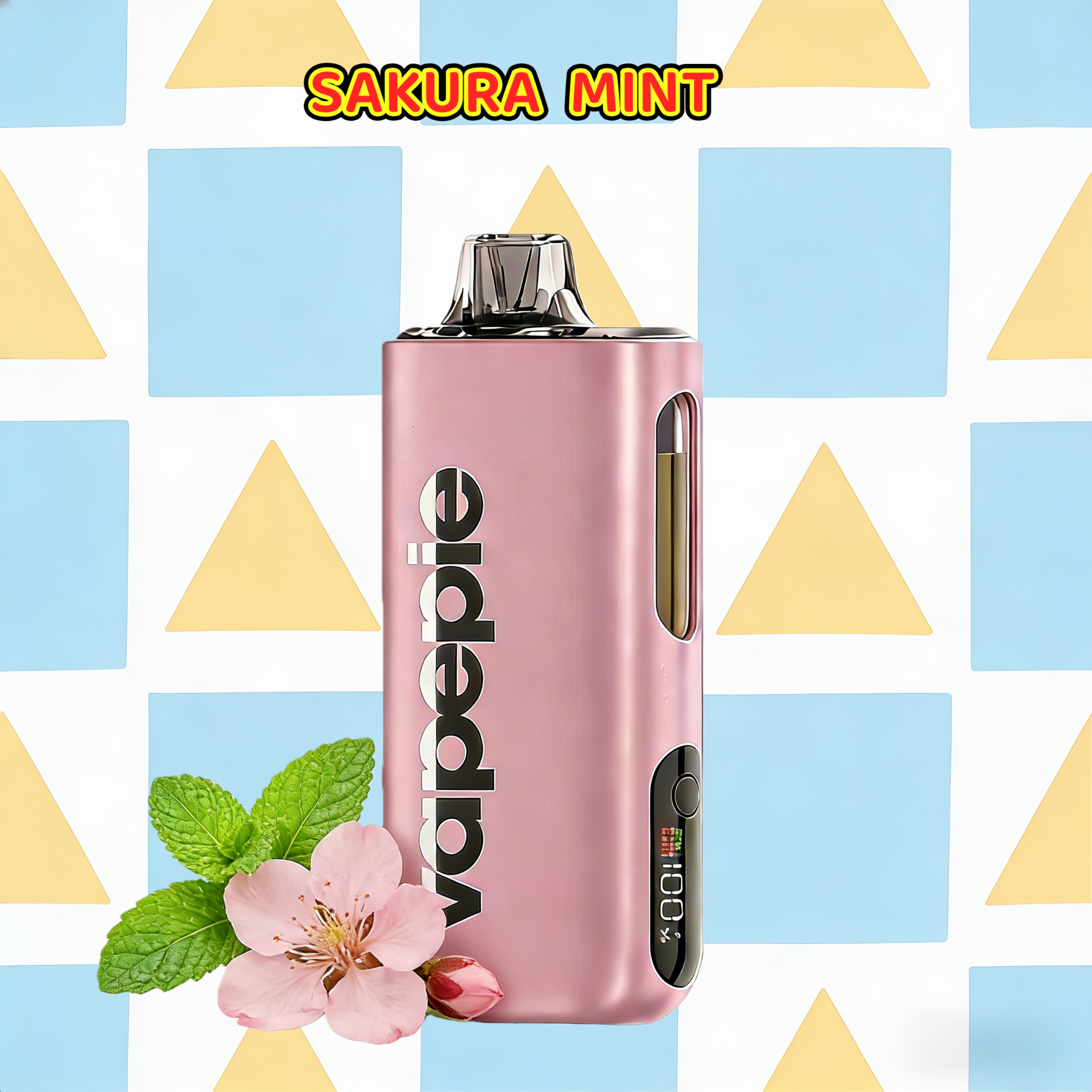 Sakura Mint Flavor Vape | Vapepie Max 40000 Puffs High-Capacity Pink