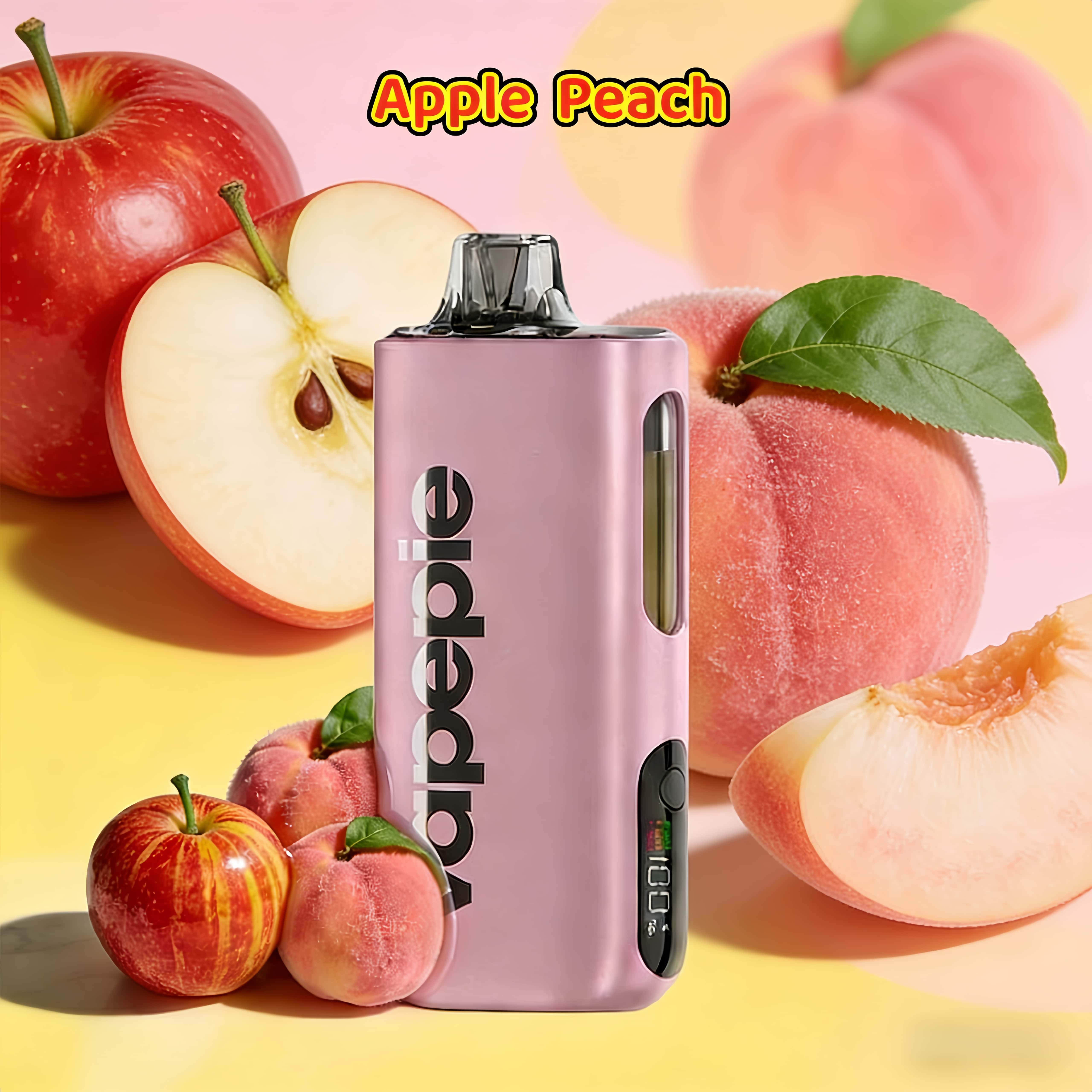 Apple Peach Flavor Vape | Vapepie Max 40000 Puffs High-Capacity Pink