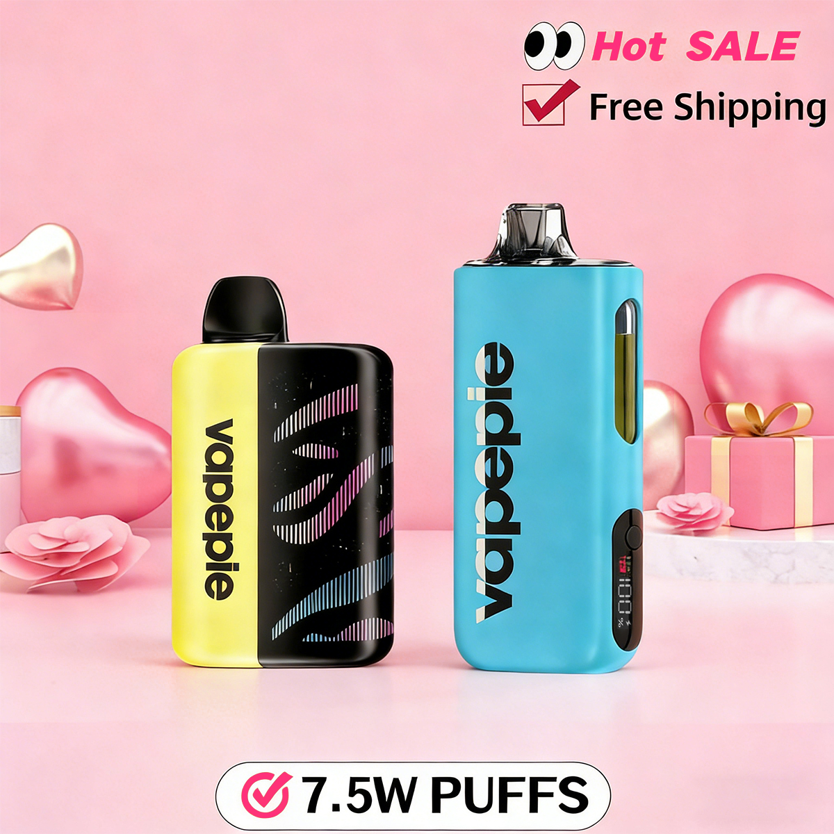 【Affordable 2-pack - 35,000 puffs-40,000 puffs】 VAPEPIE 75000 Puffs Max Cloud Max Run Disposable Vape